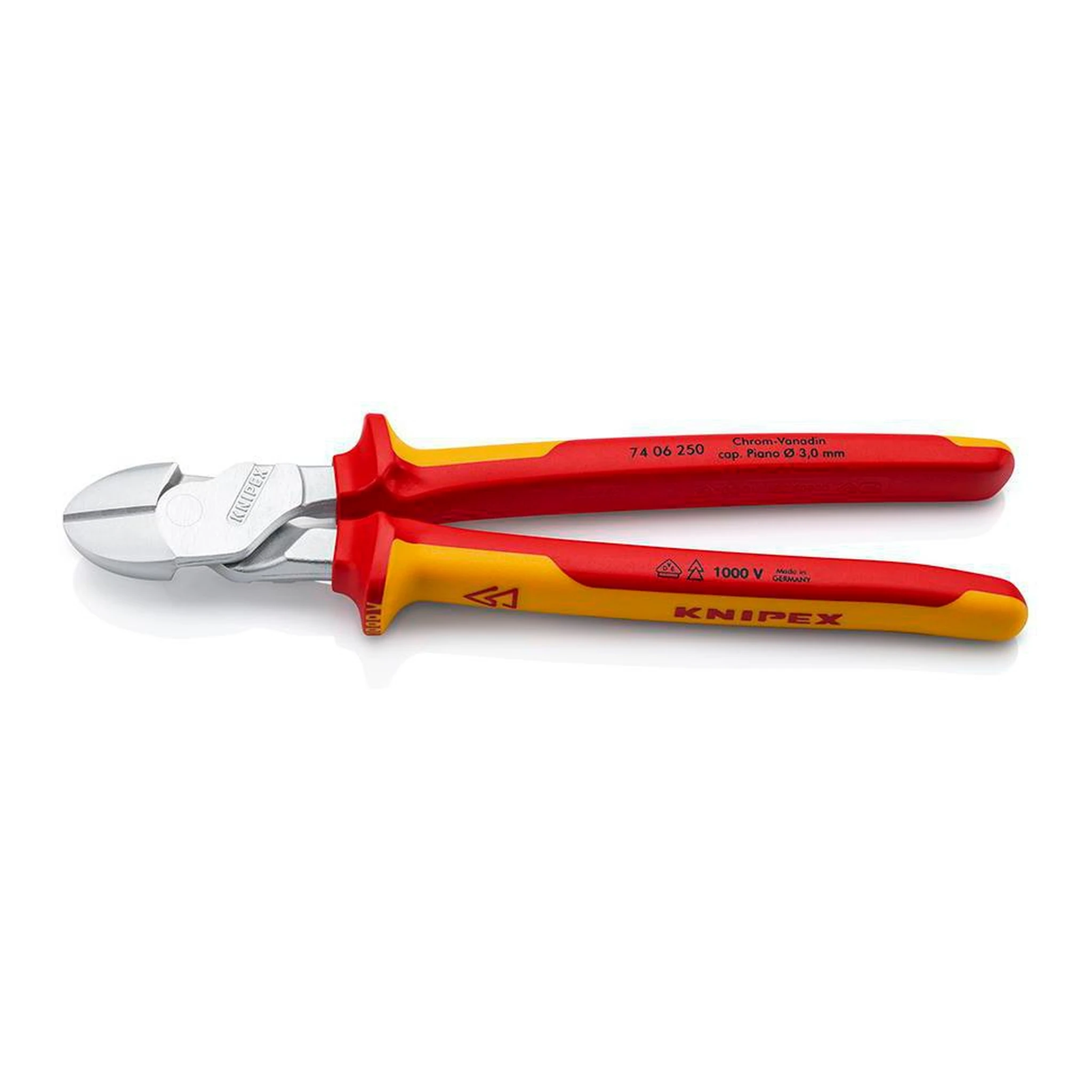 KNIPEX | Kraftseitenschneider | Länge 250 mm | VDE Form 0