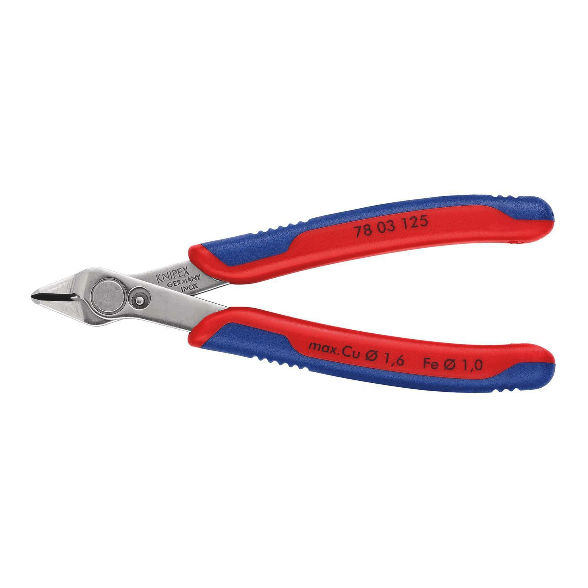 KNIPEX | Elektronik-Seitenschneider | INOX Länge 125 mm Form 0 | Facette nein