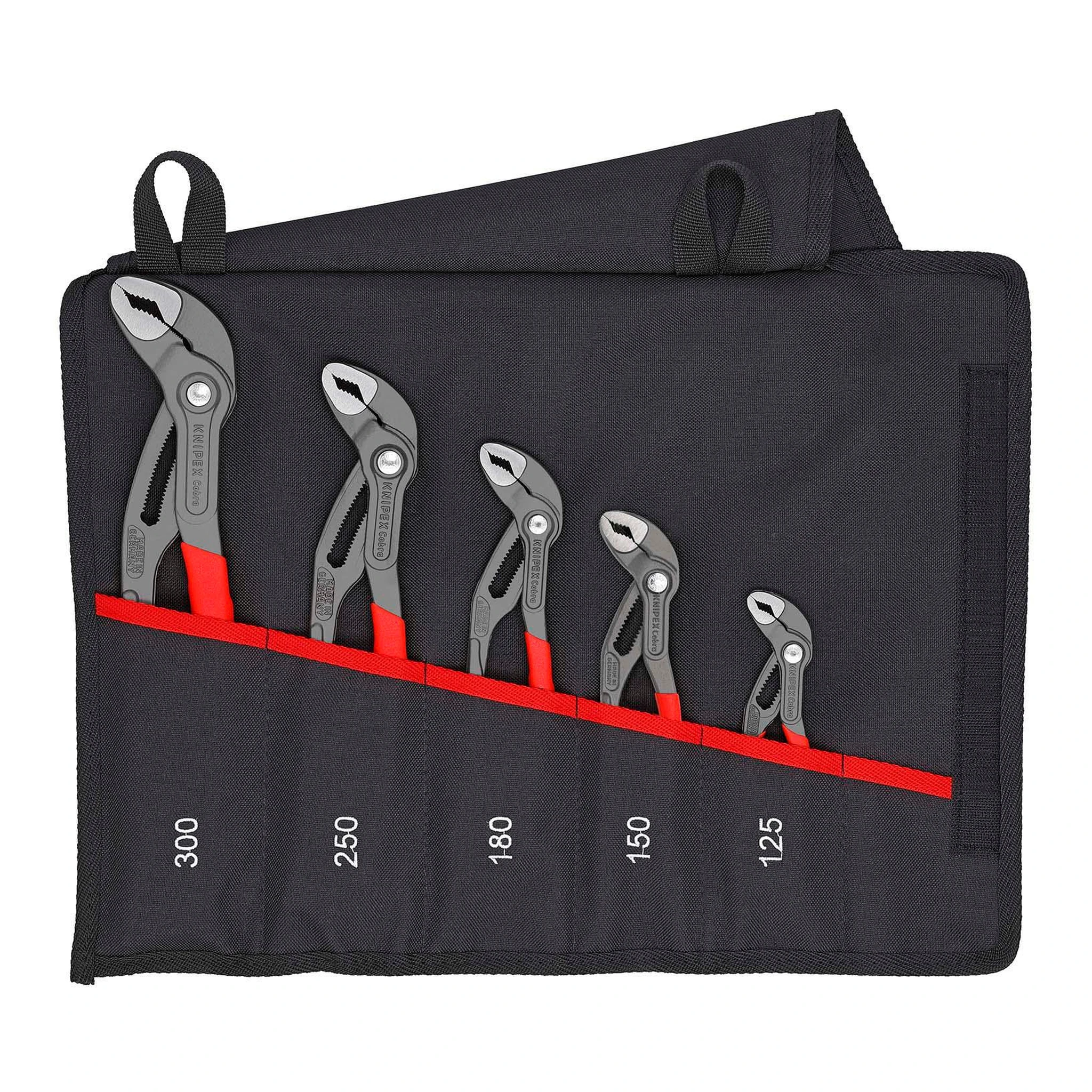 KNIPEX | Zangen-Satz | Inhalt 5-teilig | grau atramentiert