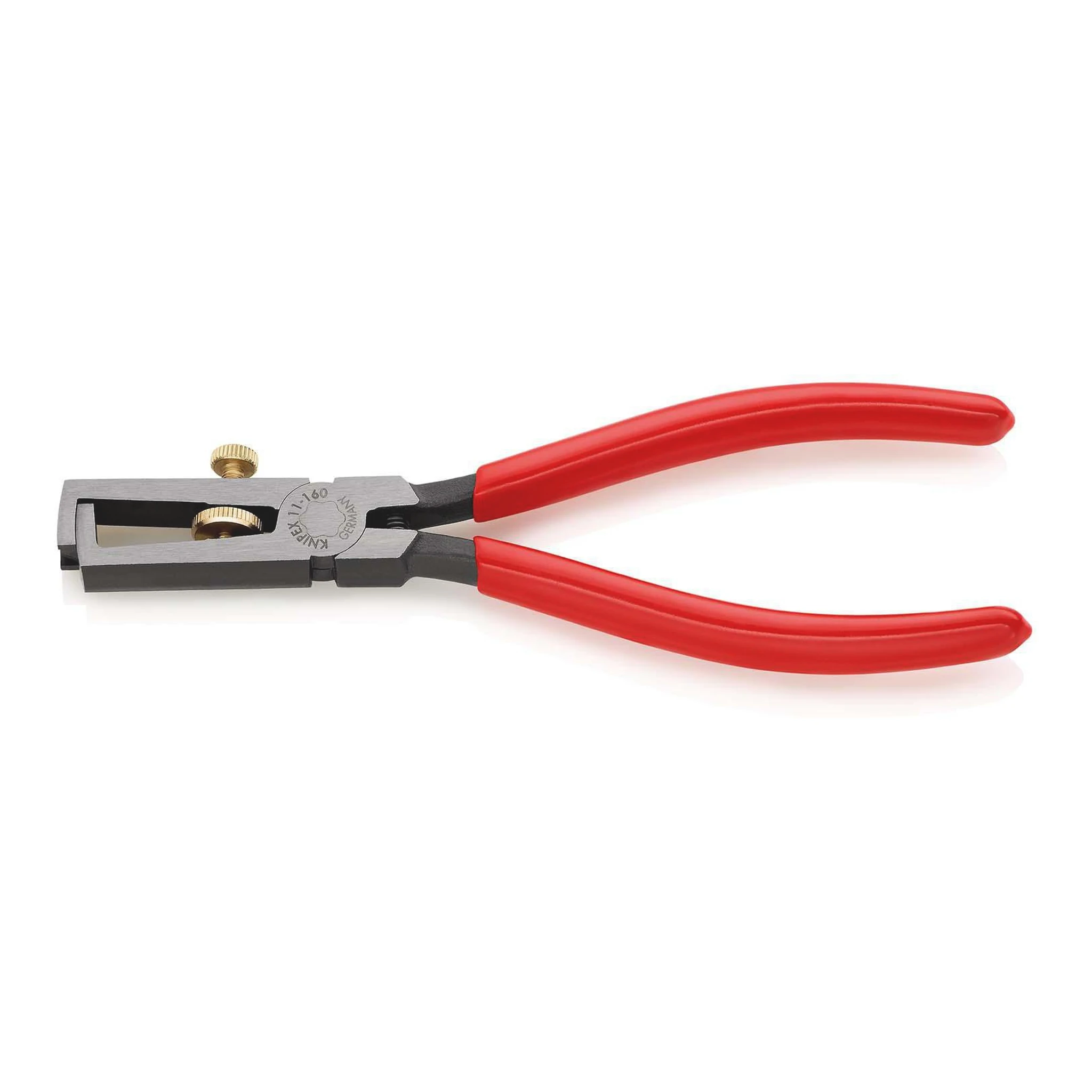 KNIPEX | Abisolierzange | Länge 160 mm | poliert Kunststoffüberzug