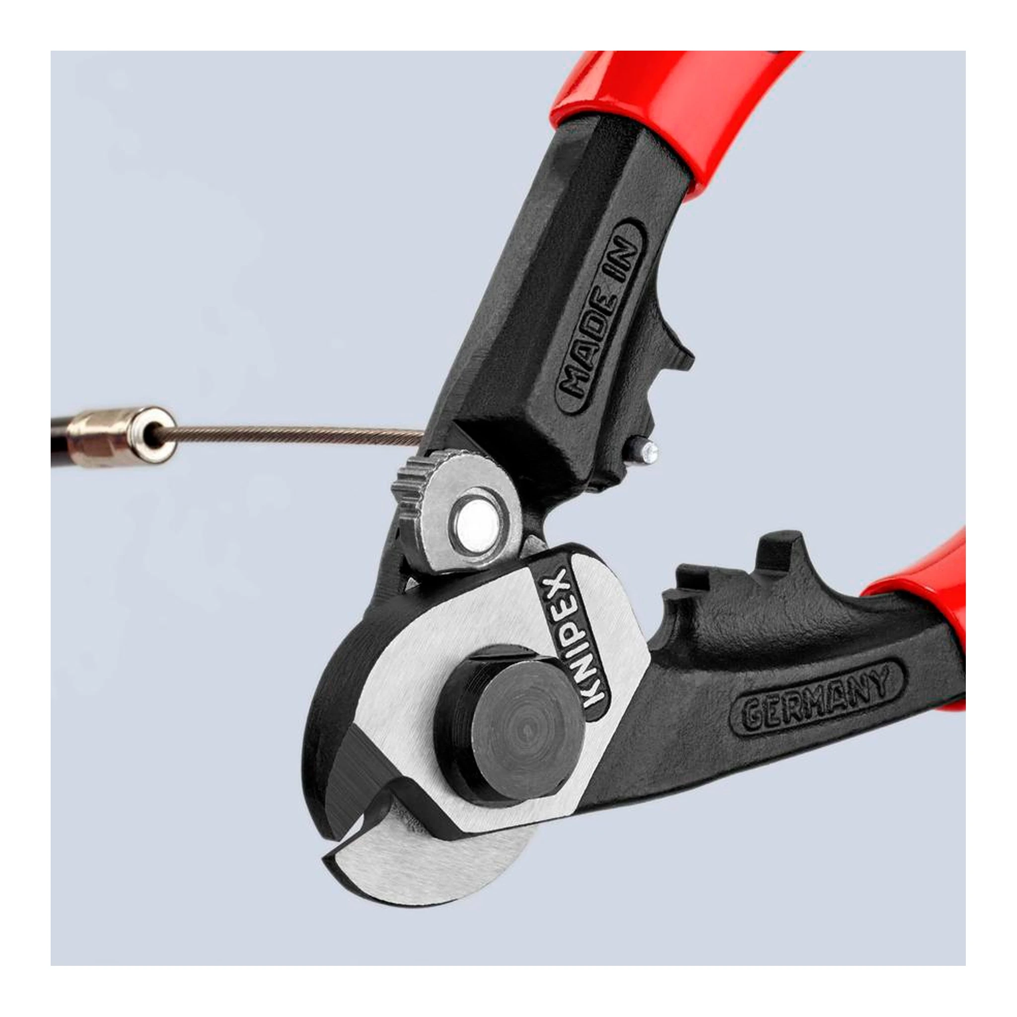 KNIPEX | Drahtseilschere | Länge 190 mm | poliert – Bild 3