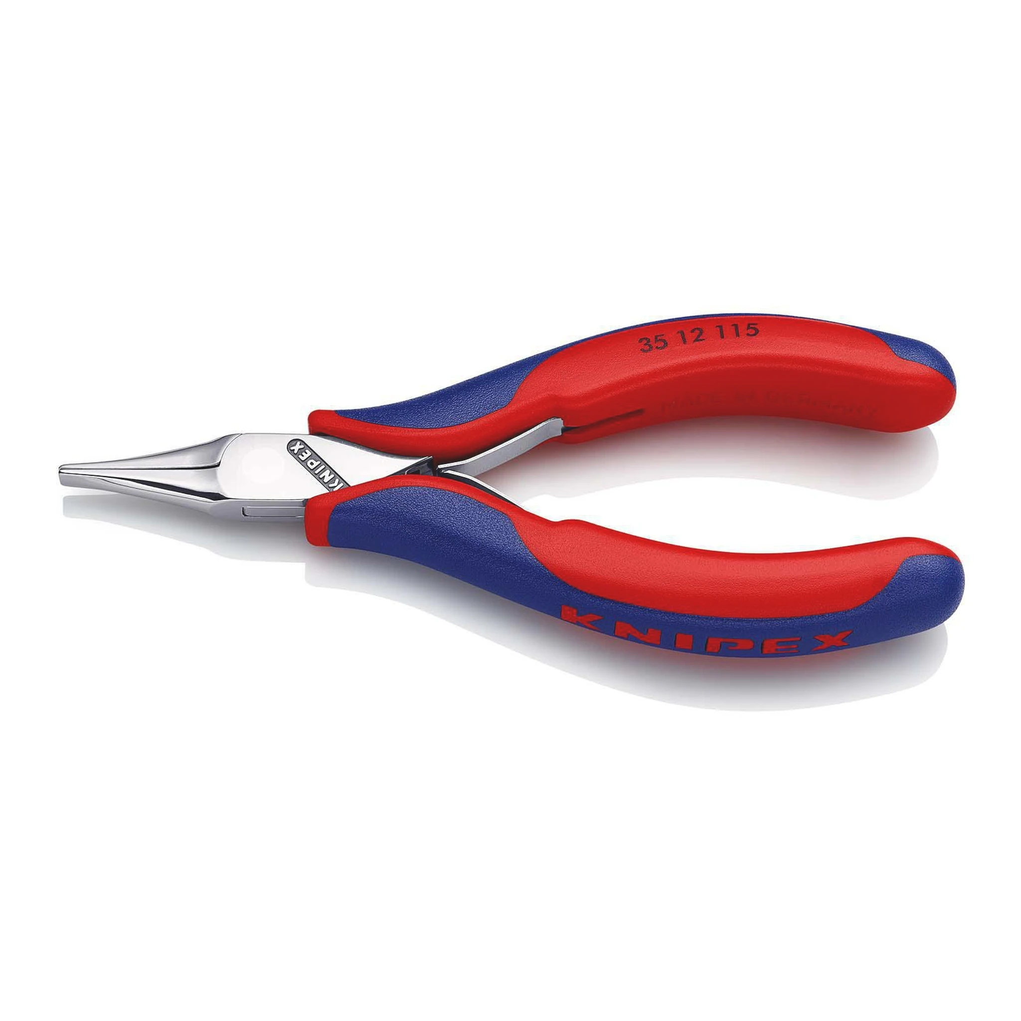 KNIPEX | Elektronik-Greifzange | Gesamtlänge 115 mm | flachbreite Backen Form 1