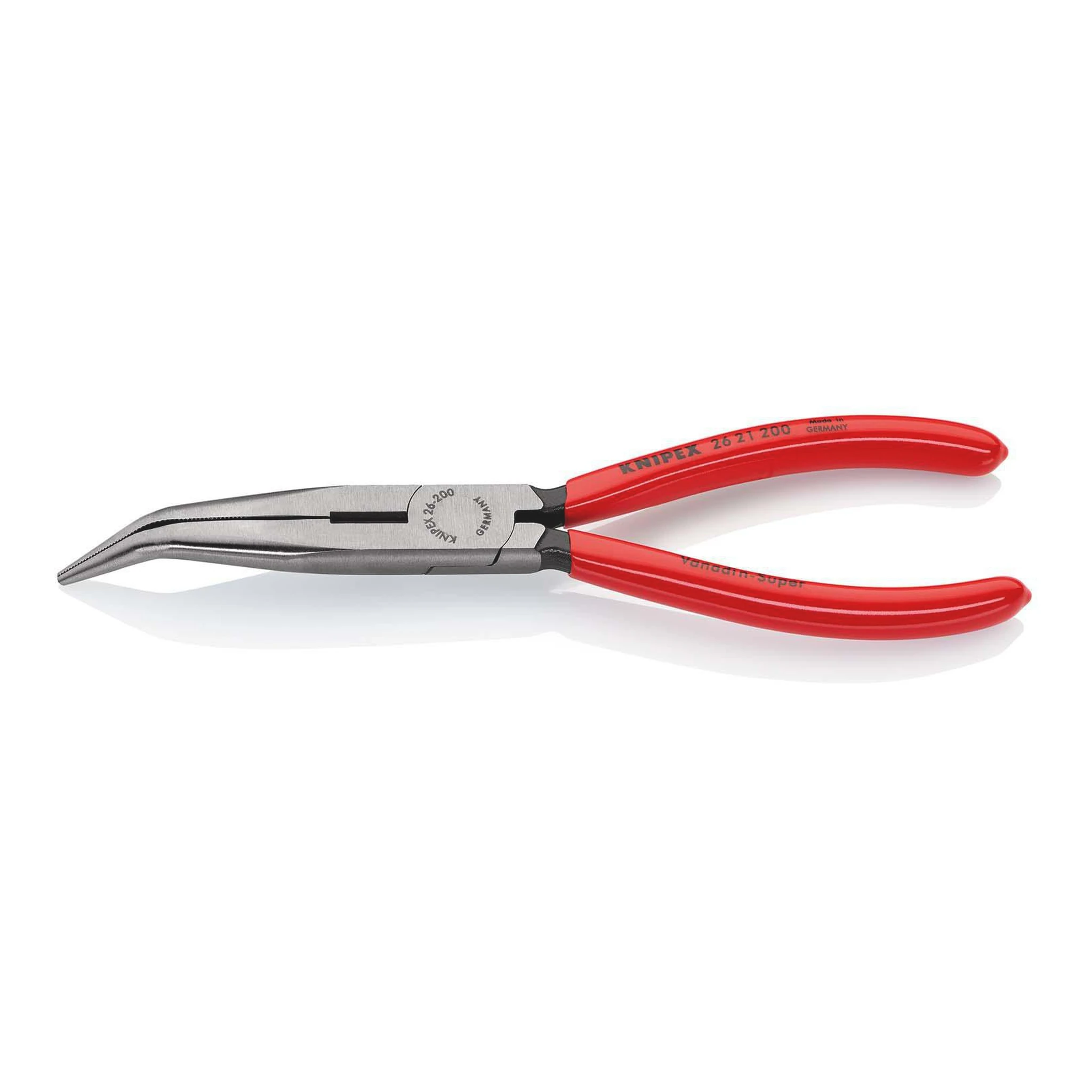 KNIPEX | Flachrundzange | Länge 200 mm poliert | 40° gewinkelt