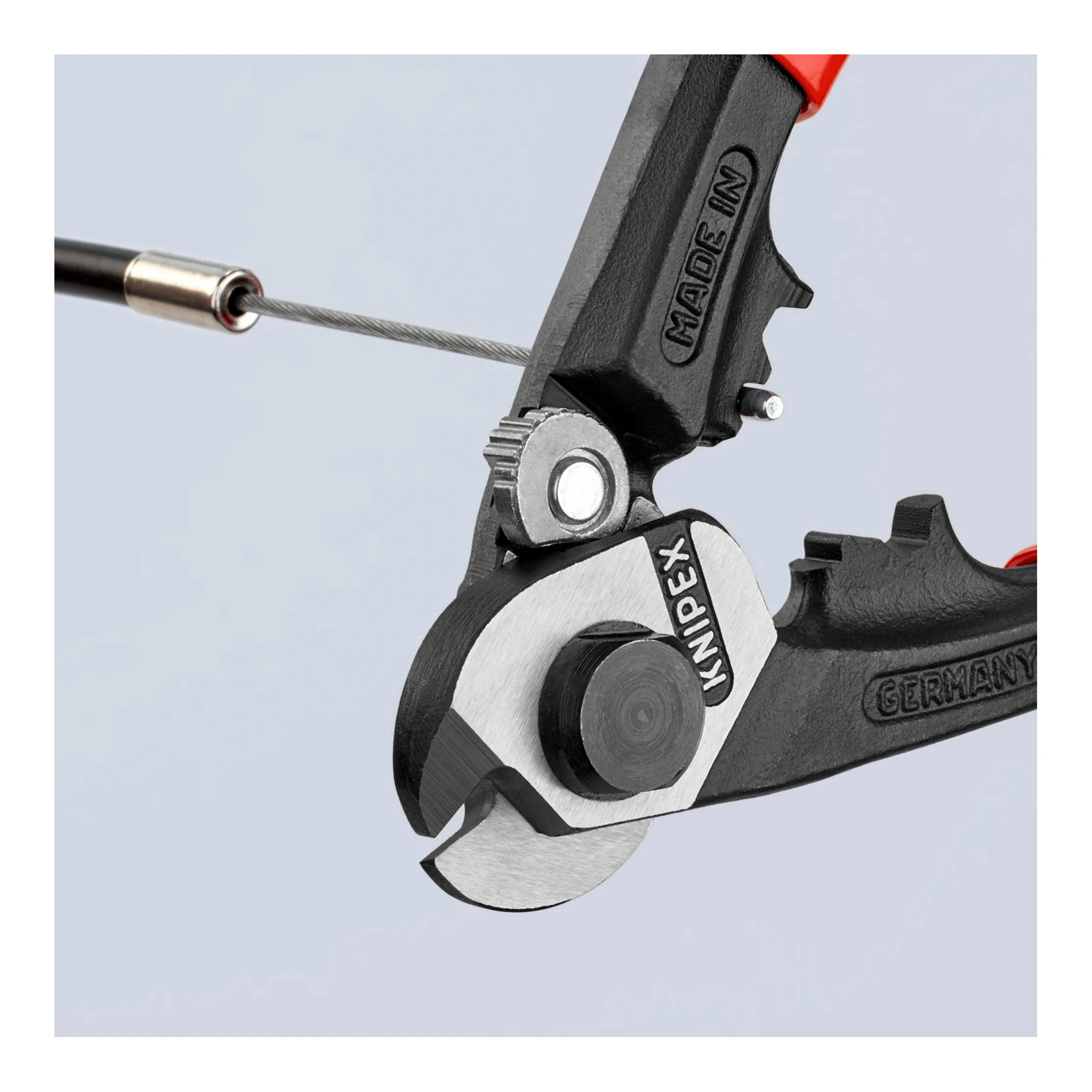 KNIPEX | Drahtseilschere | Länge 190 mm | poliert – Bild 4