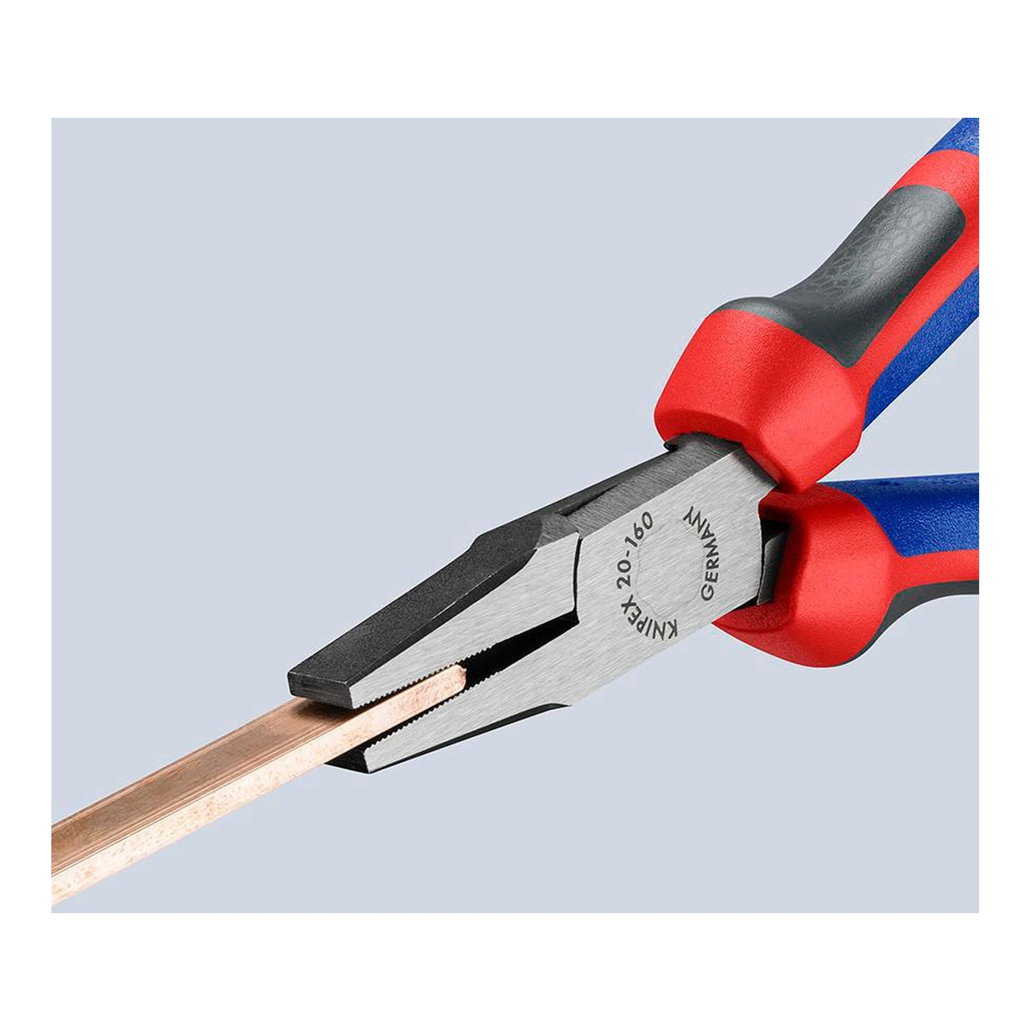 KNIPEX | Flachzange | Gesamtlänge 160 mm | Kopf poliert schwarz atramentiert – Bild 2