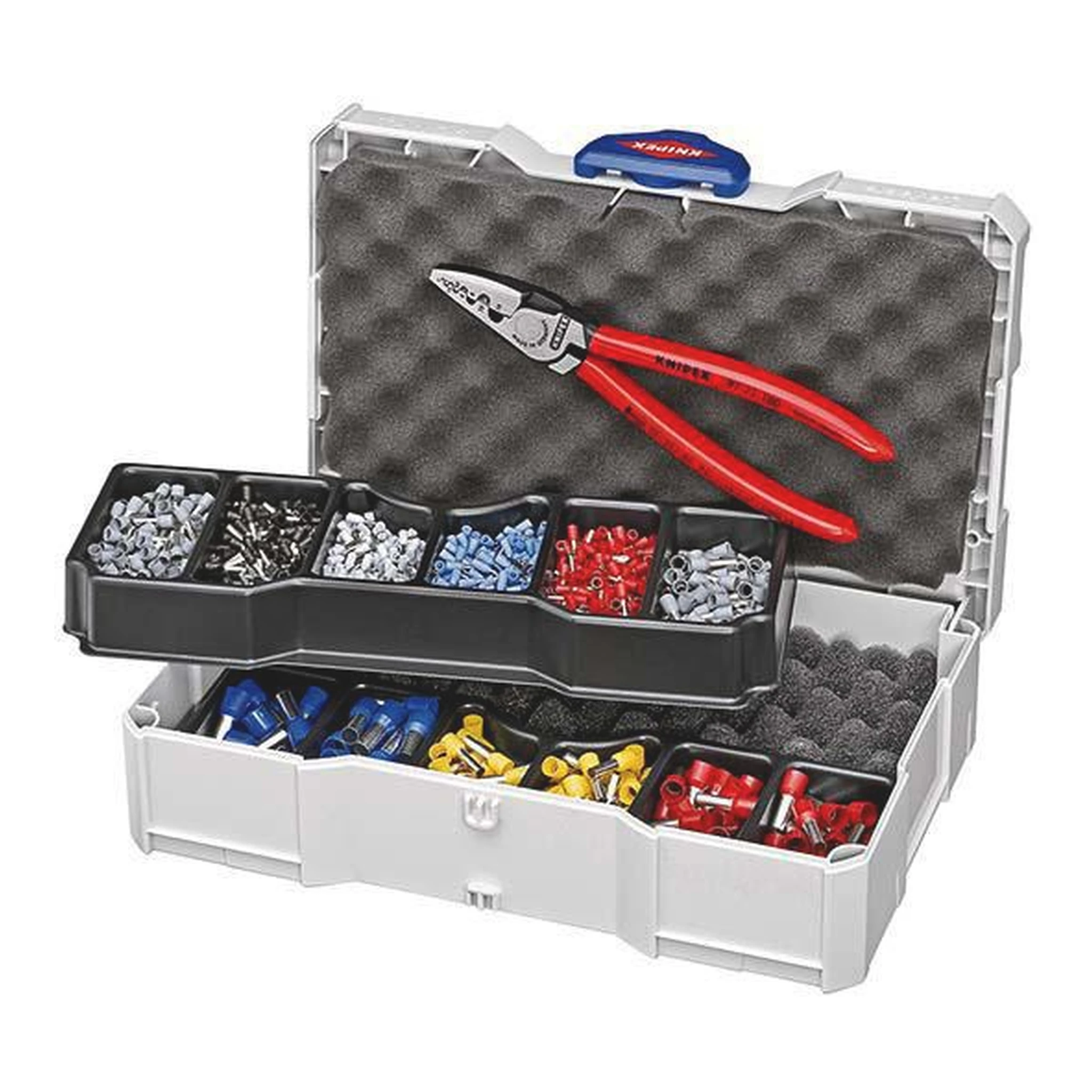 KNIPEX | Aderendhülsensortiment | 1191 teilig 0,50 - 16,00 mm² | Aderendhülsenzange