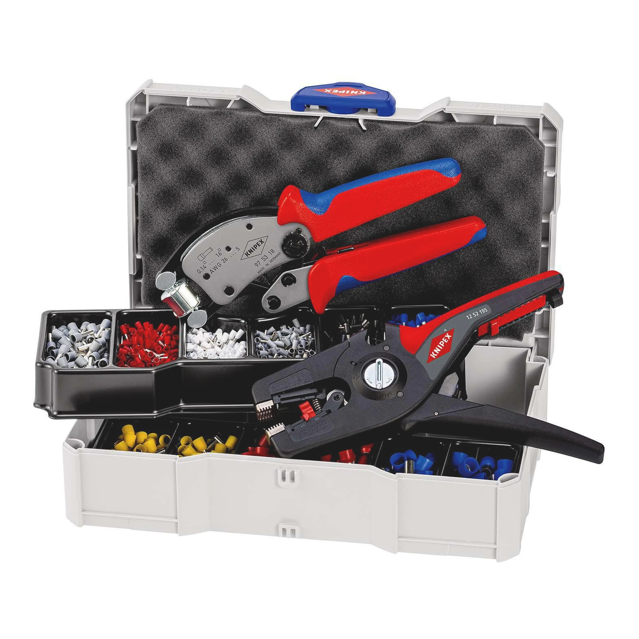 KNIPEX | Aderendhülsensortiment | 1192-teilig 0,50 - 16,00 mm²