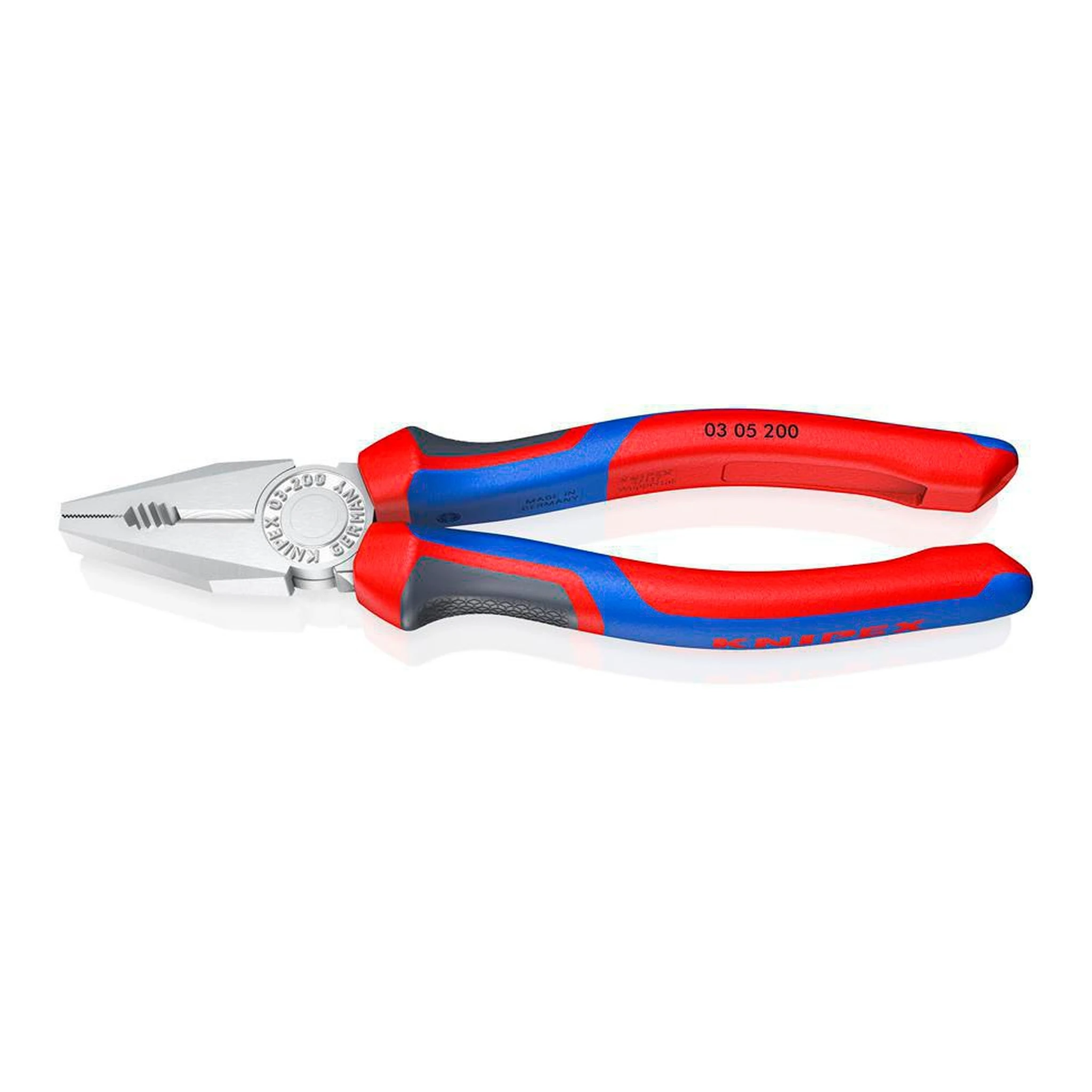 KNIPEX | Kombizange | Länge 200 mm | verchromt Comfort-Griff