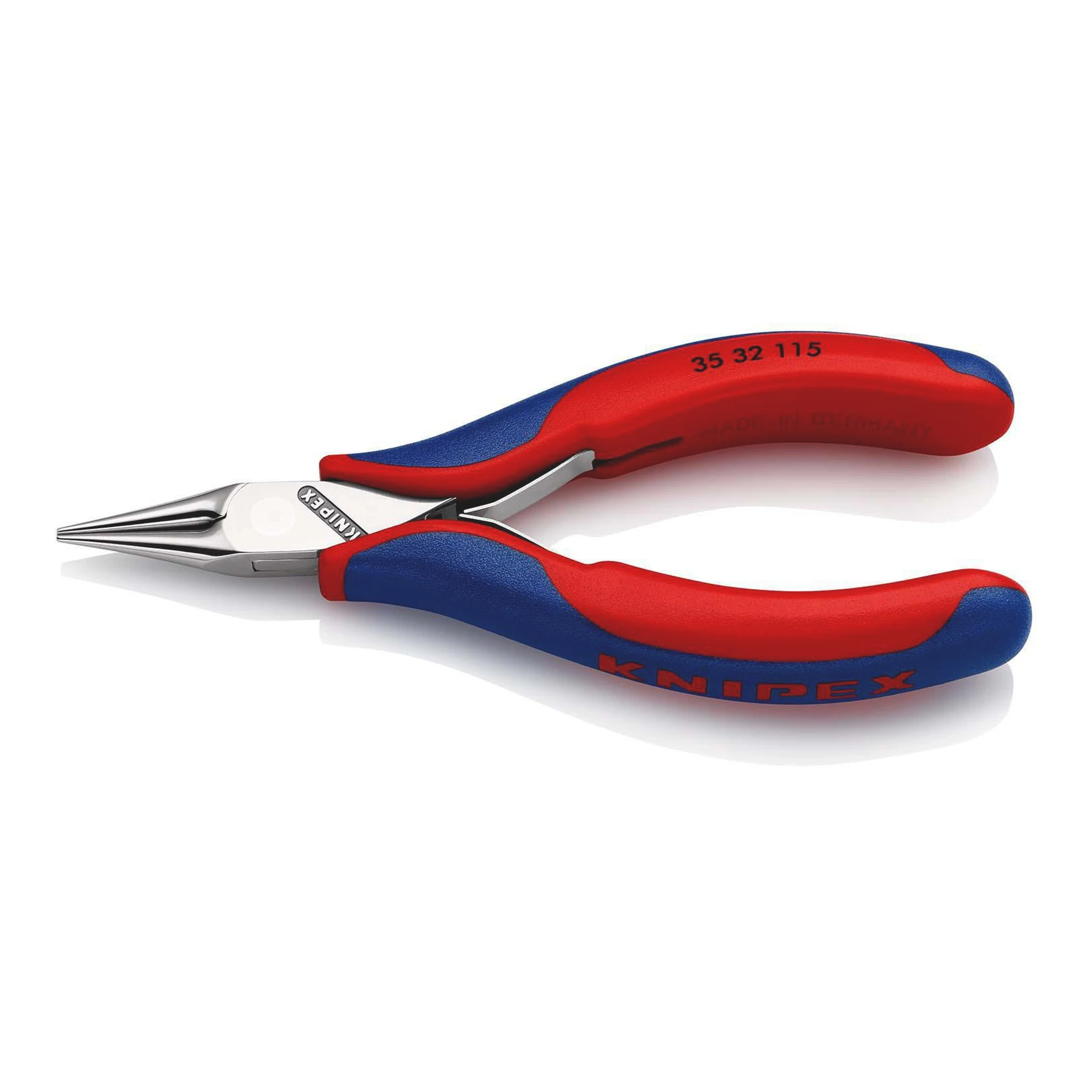 KNIPEX | Elektronik-Greifzange | Gesamtlänge 115 mm | rundspitze Backen Form 3