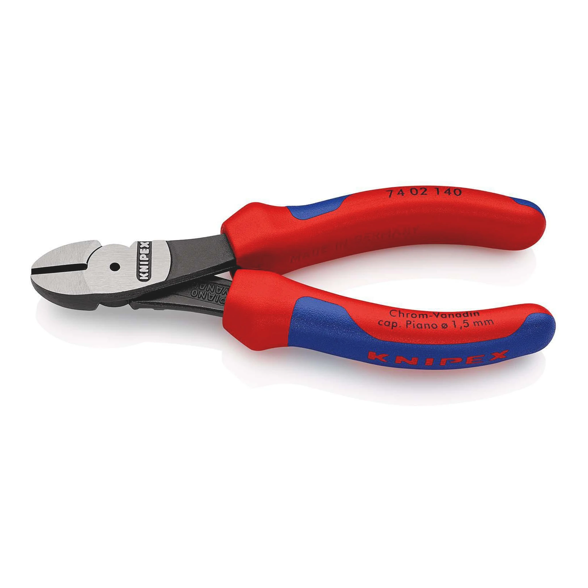 KNIPEX | Kraftseitenschneider | Länge 140 mm | poliert Form 0
