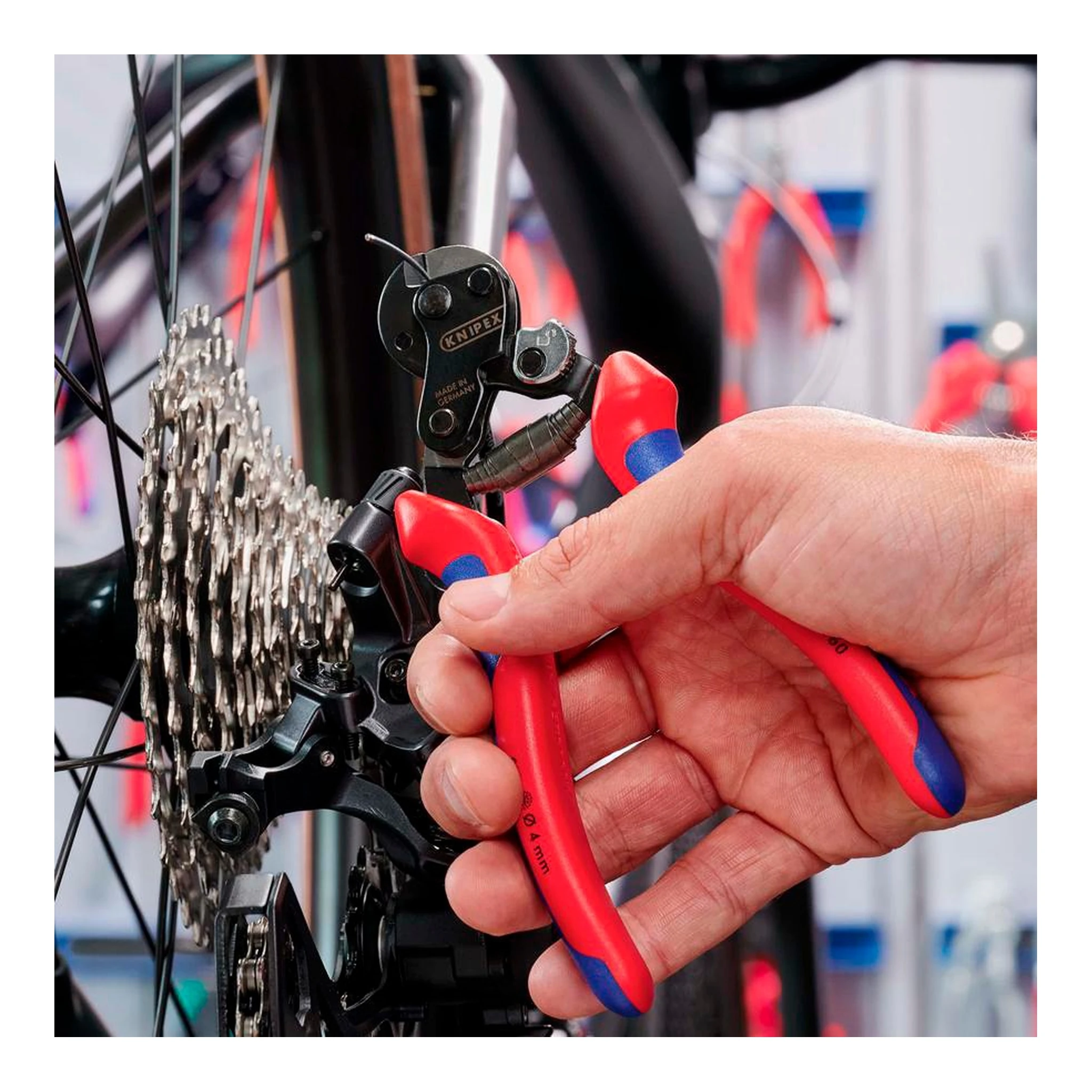 KNIPEX | Drahtseilschere | Länge 160 mm | poliert – Bild 2