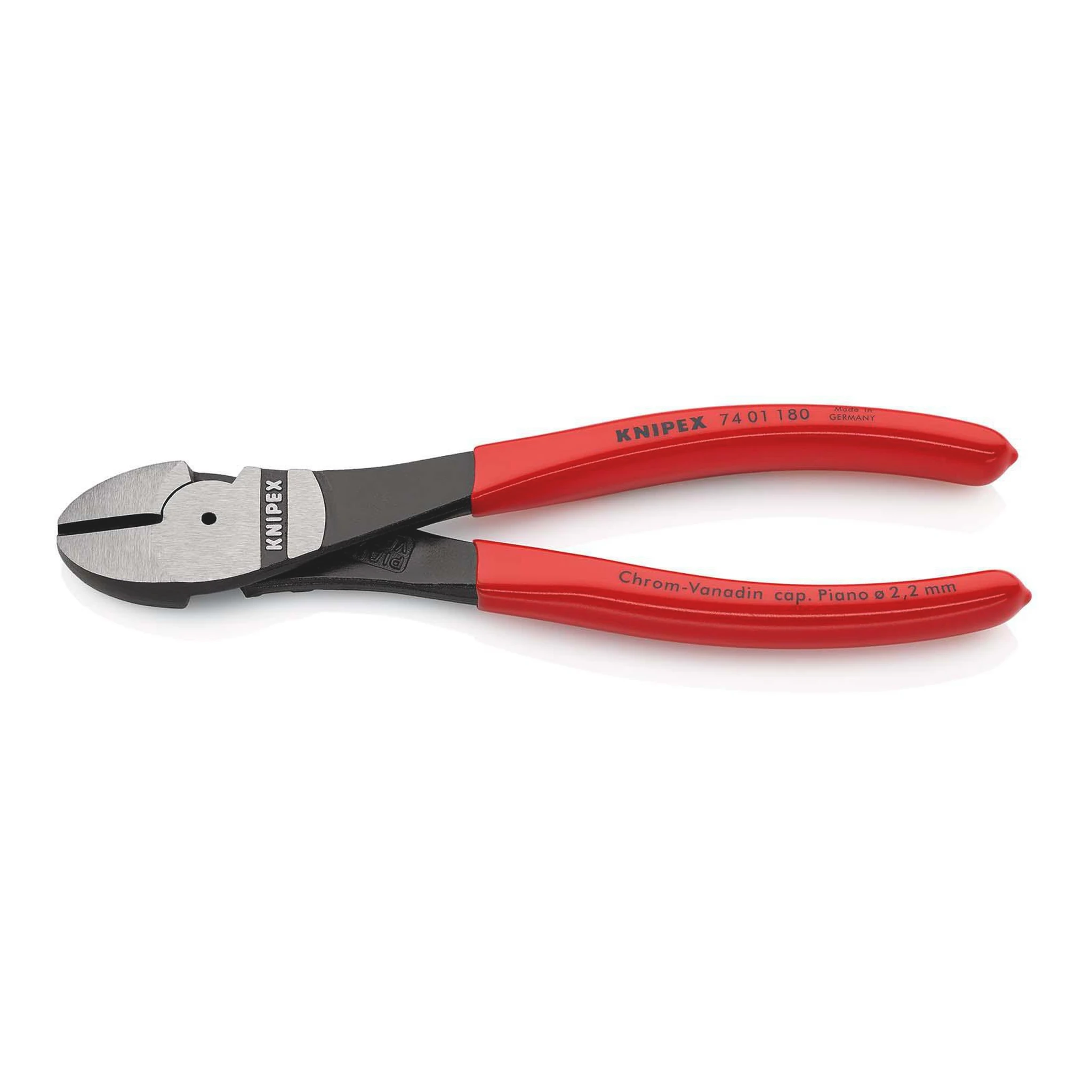 KNIPEX | Kraftseitenschneider | Länge 180 mm | poliert Form 0