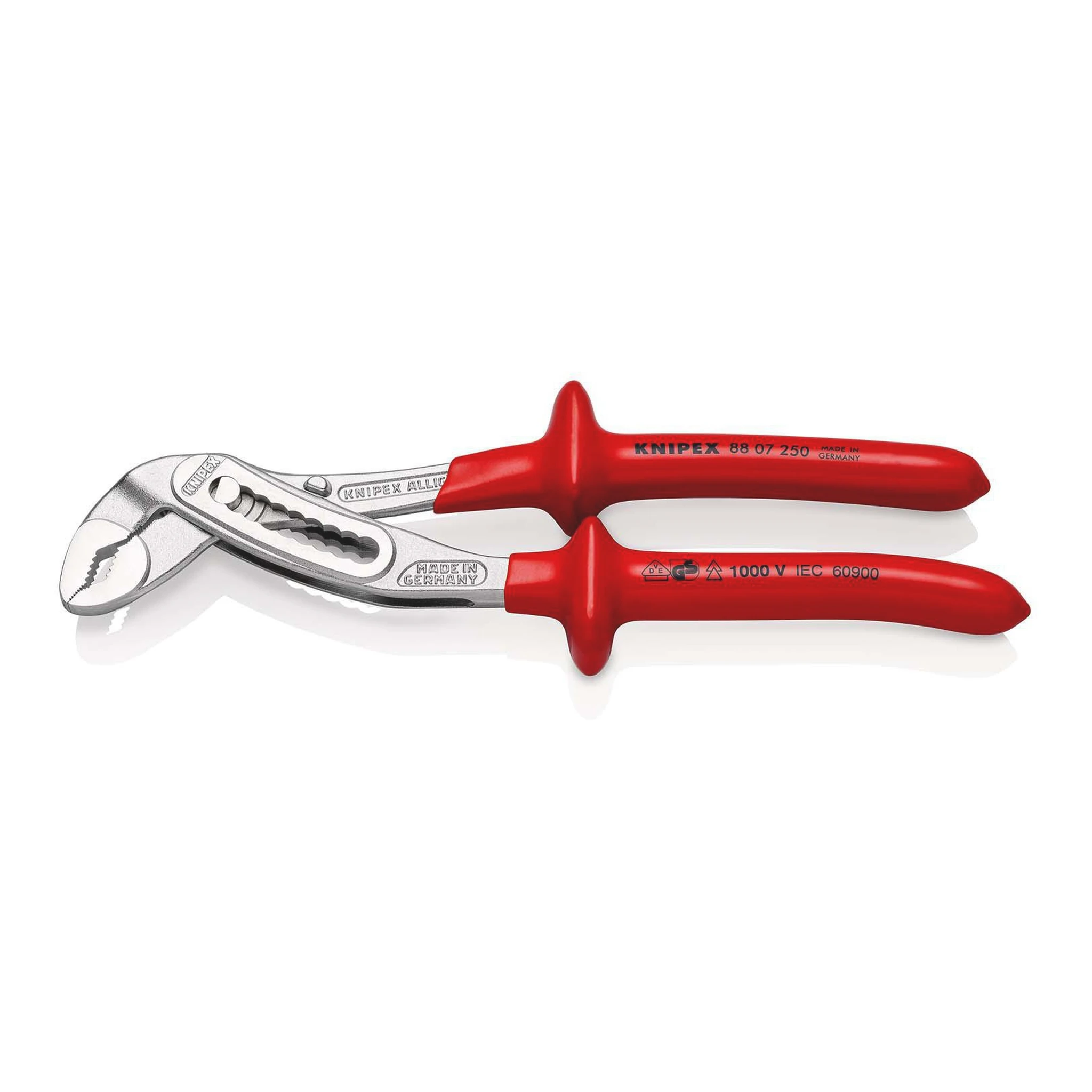 KNIPEX | Wasserpumpenzange | Länge 250 mm Spannweite 46 mm | verchromt VDE