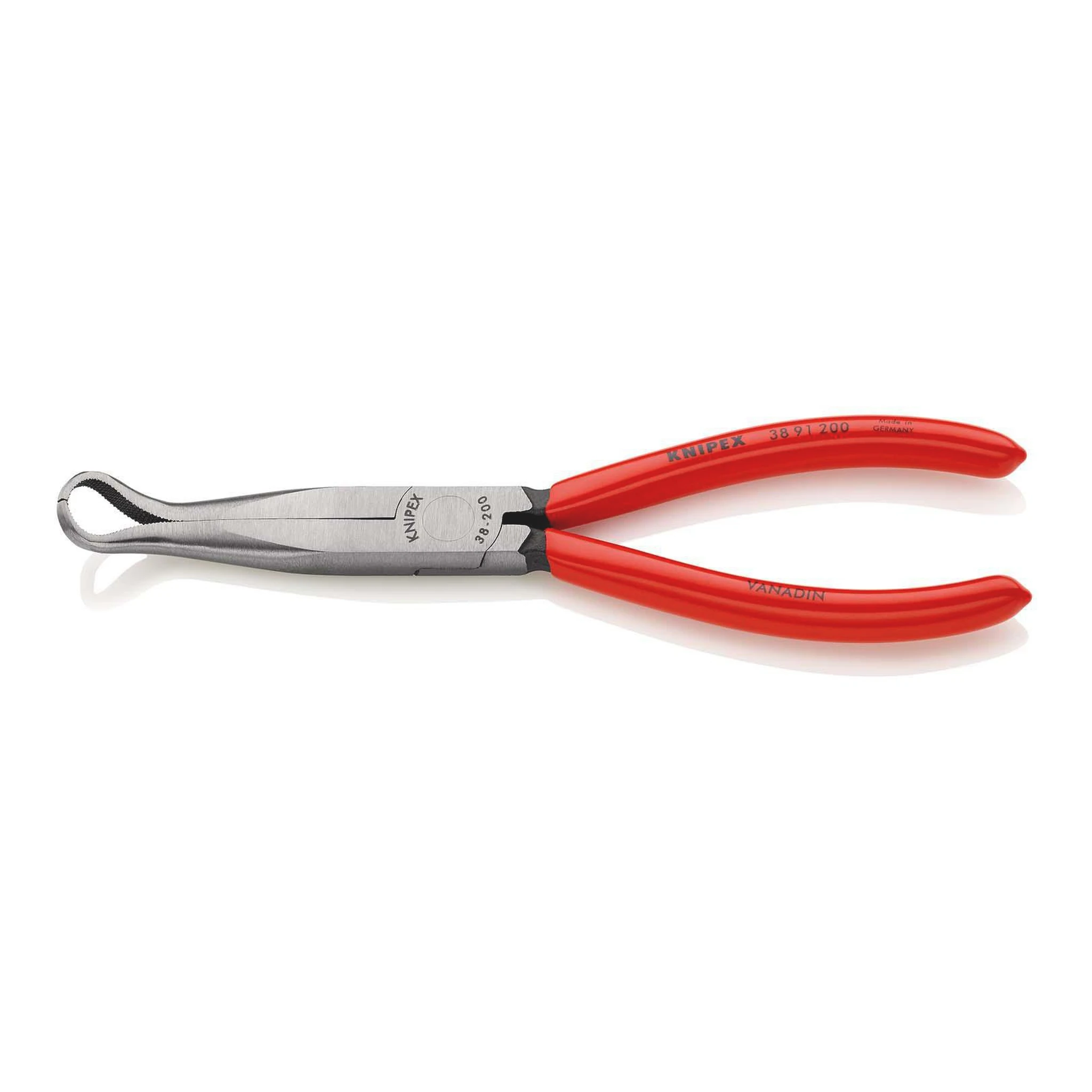 KNIPEX | Mechanikerzange | Länge 200 mm Form 9 | 45° gewinkelt Kunststoffüberzug