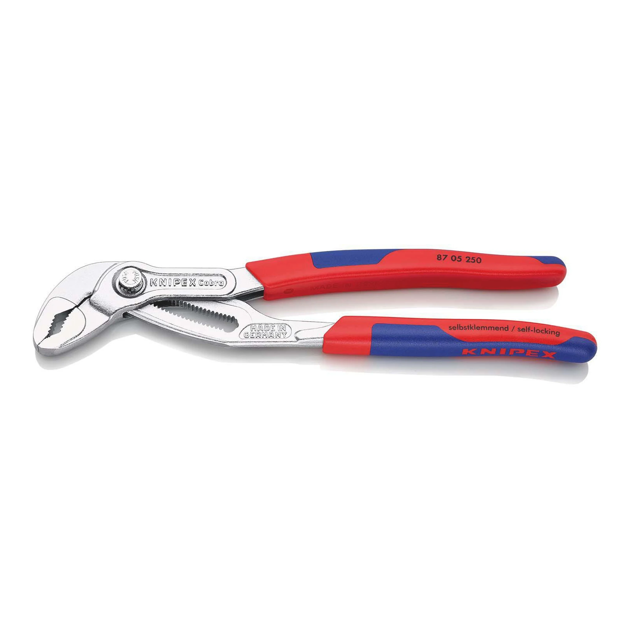 KNIPEX | Wasserpumpenzange | Länge 250 mm Spannweite 46 mm | verchromt