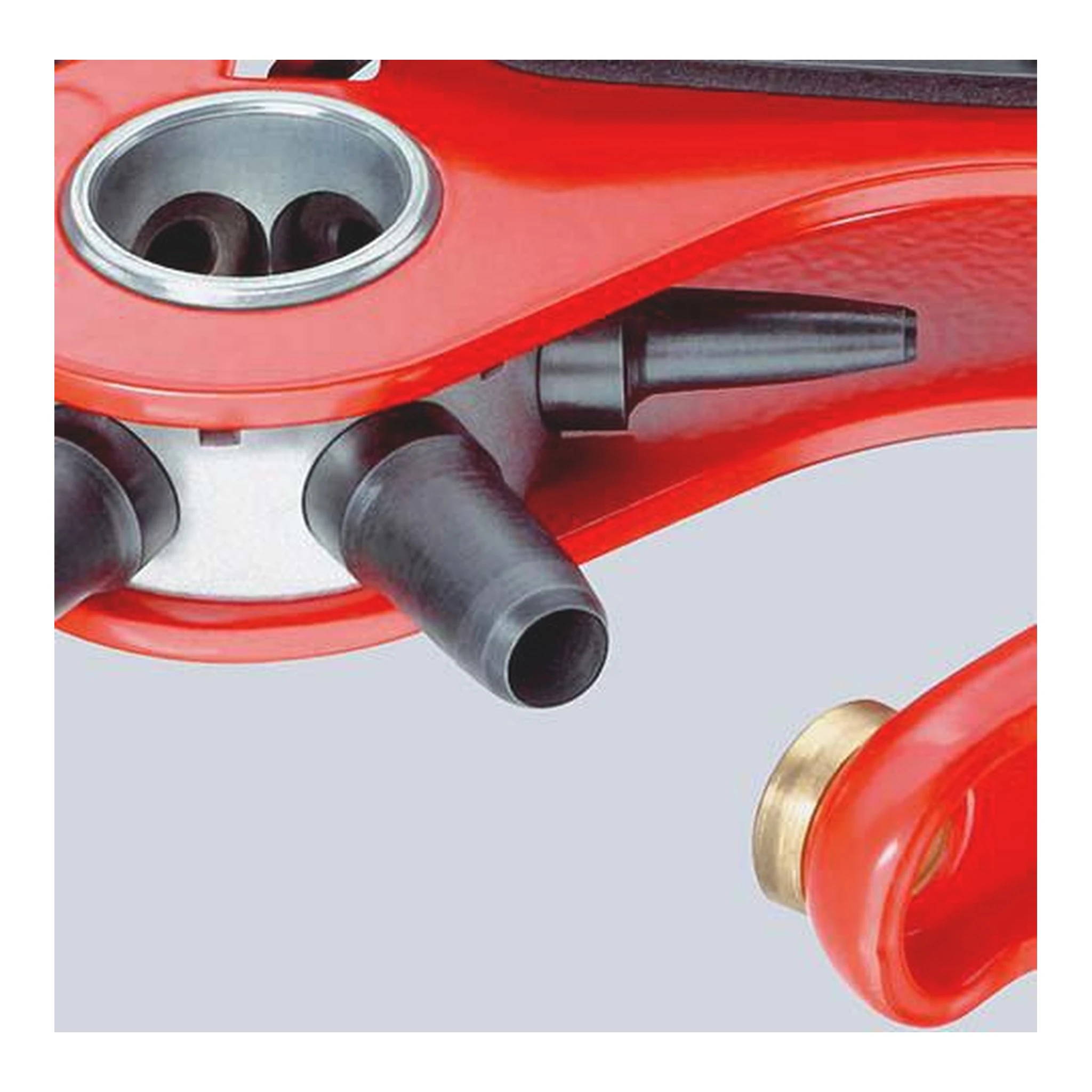 KNIPEX | Revolverlochzange | Gesamtlänge 220 mm Öffnungsfeder | 2 / 2,5 / 3 / 3,5 / 4 und 5 mm – Bild 2
