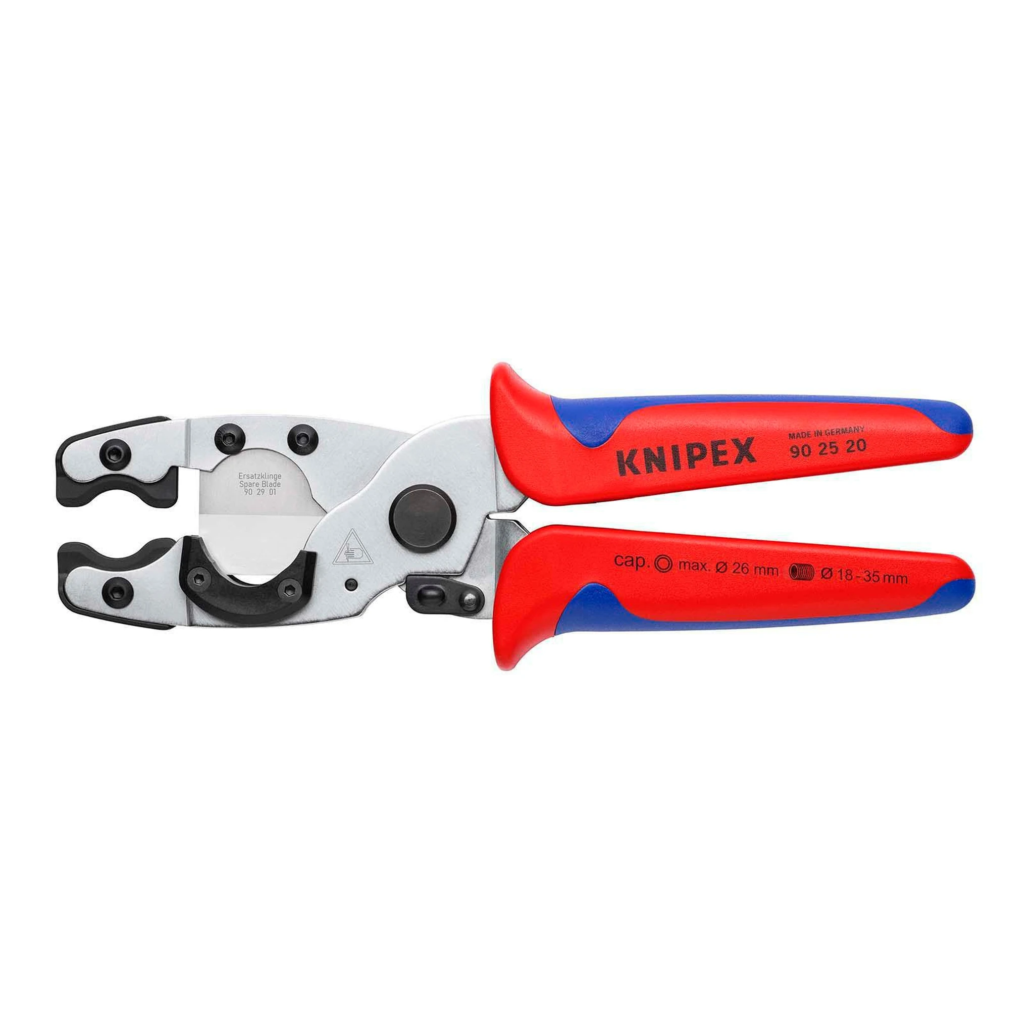 KNIPEX | Rohrschneider | für Rohre Ø 12-25 / 18-35 mm | Länge 210 mm Chrom-Vanadin-Elektrostahl