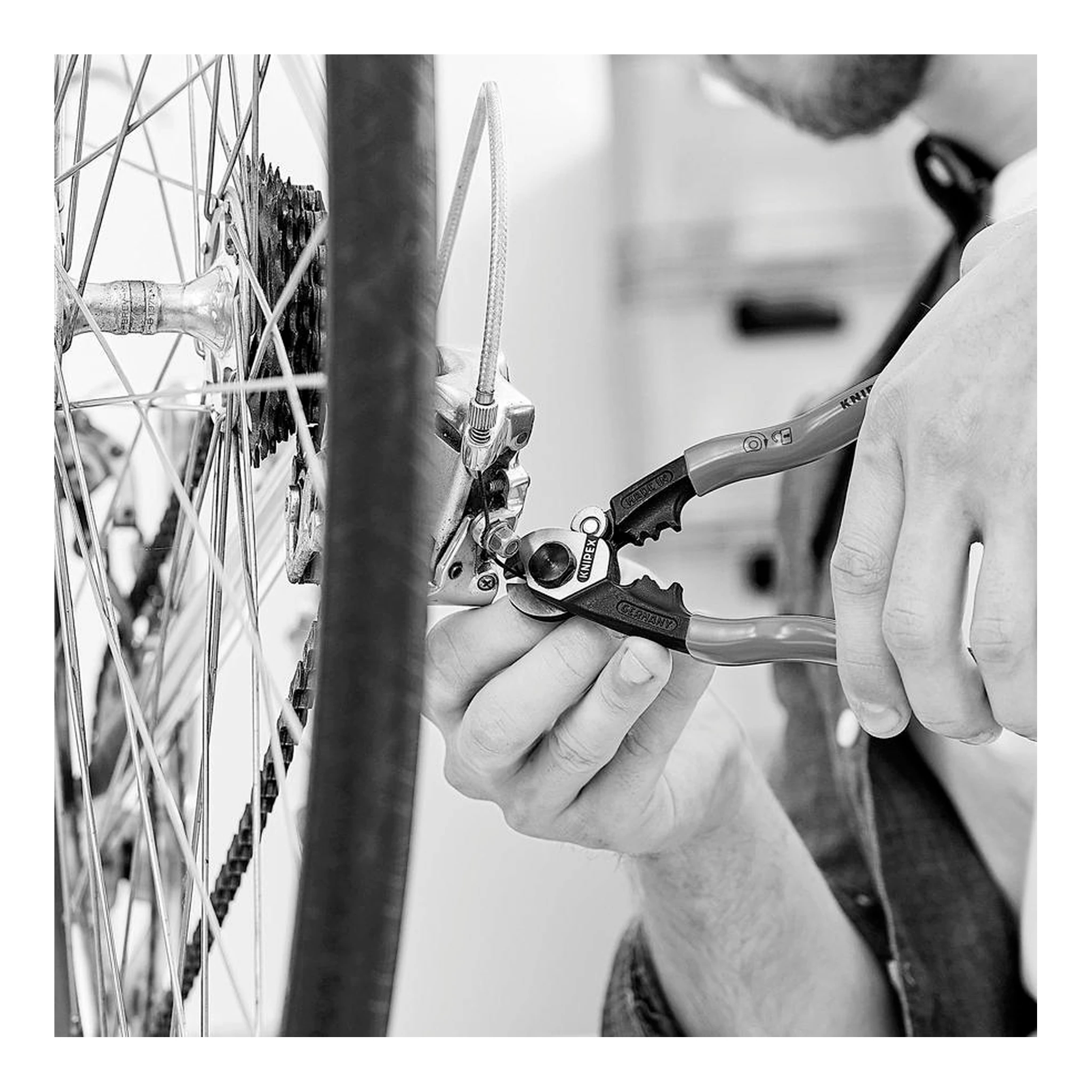 KNIPEX | Drahtseilschere | Länge 190 mm | poliert – Bild 8