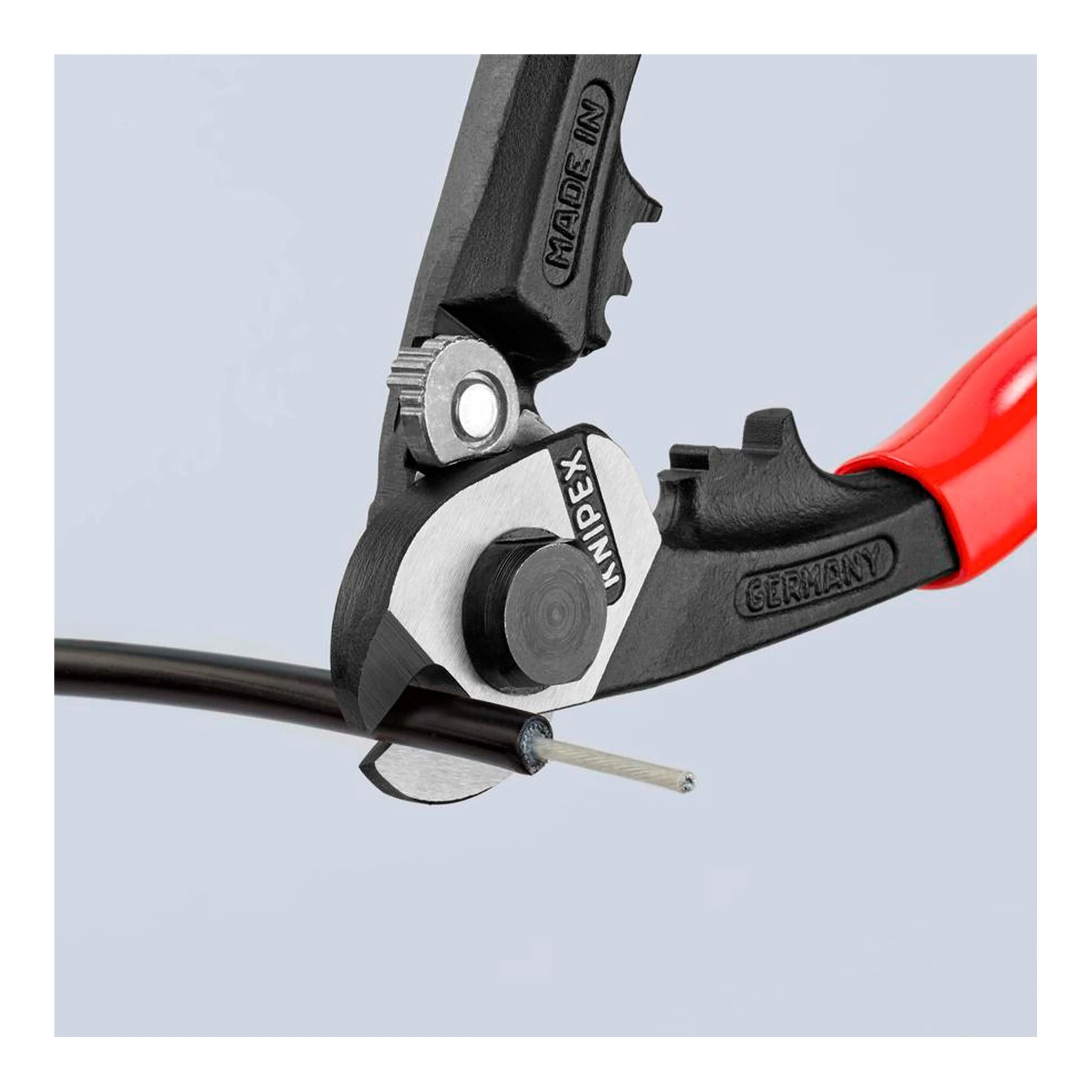 KNIPEX | Drahtseilschere | Länge 190 mm | poliert – Bild 9