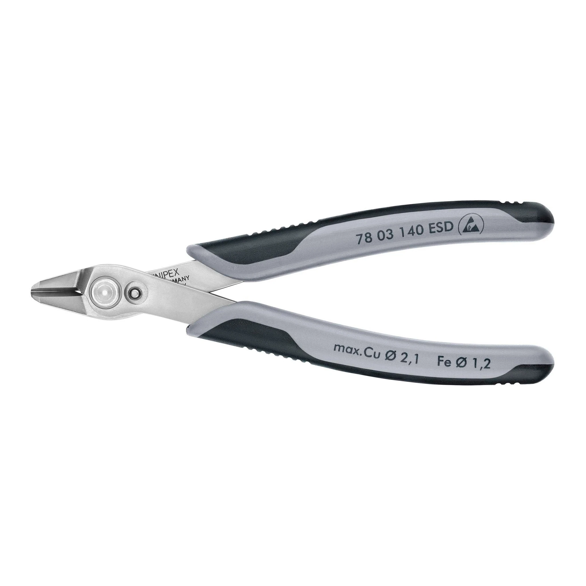 KNIPEX | Elektronik-Seitenschneider | Länge 140 mm | Facette nein