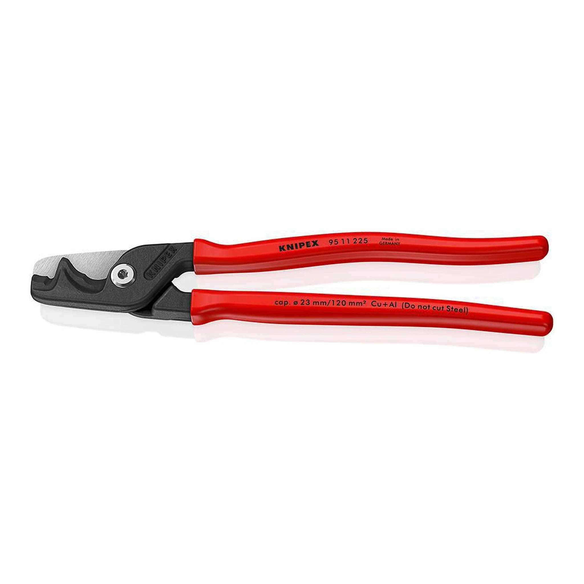 KNIPEX | Kabelschere | Länge 225 mm | Kopf brüniert