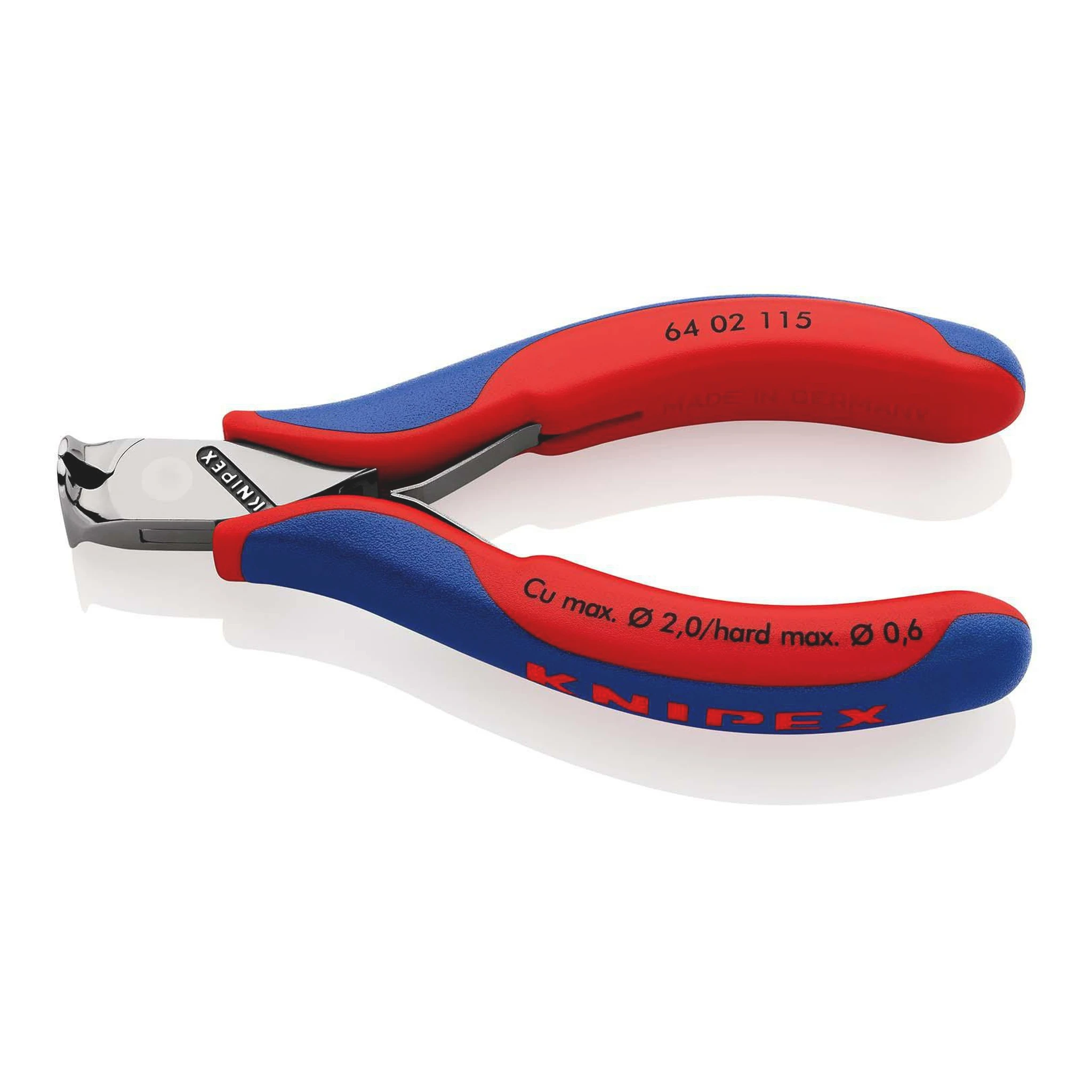 KNIPEX | Elektronik-Vornschneider | Länge 115 mm | Form 0 Facette ja spiegelpoliert