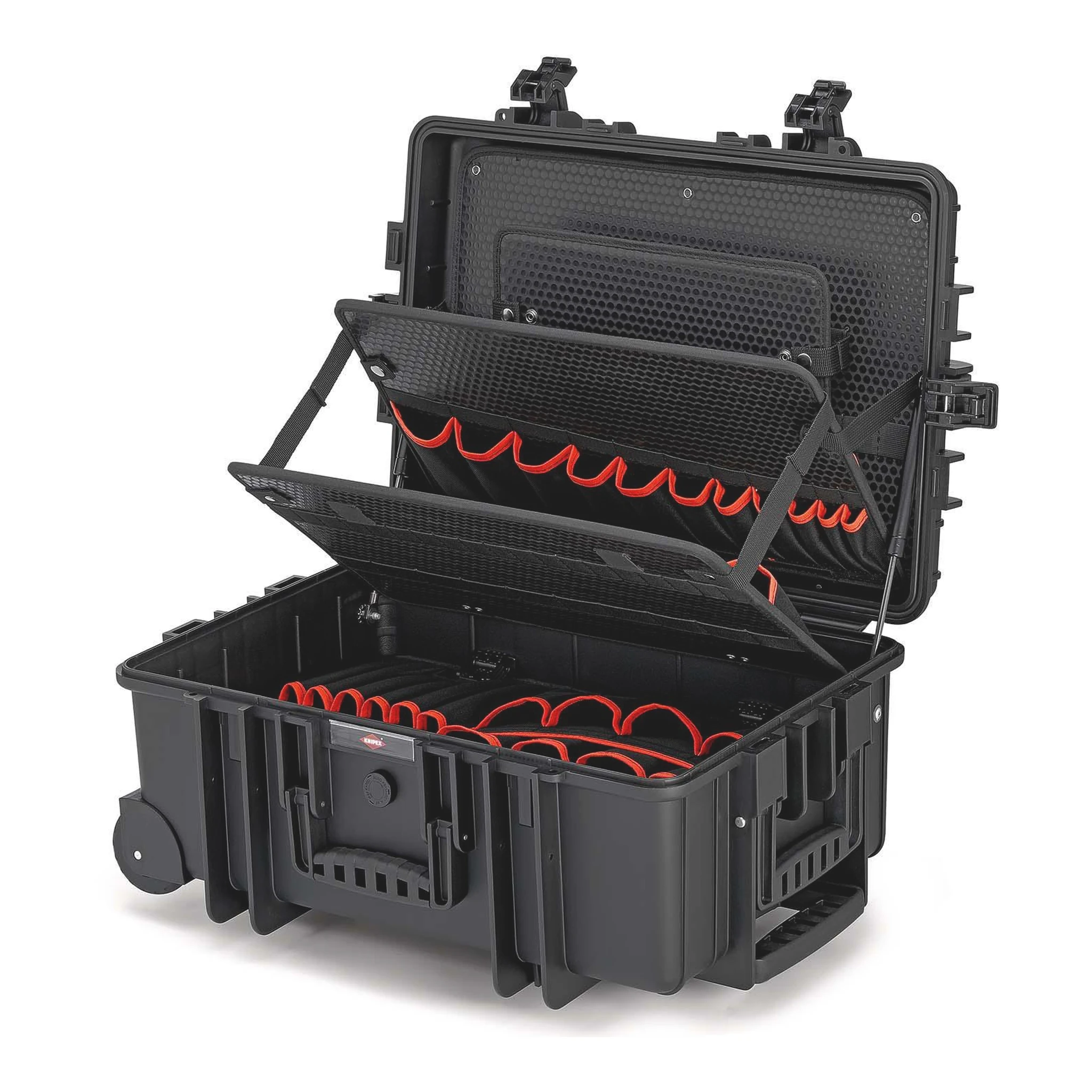 KNIPEX | Werkzeugkoffer | Leerkoffer | staub-, wasserdicht, rollbar