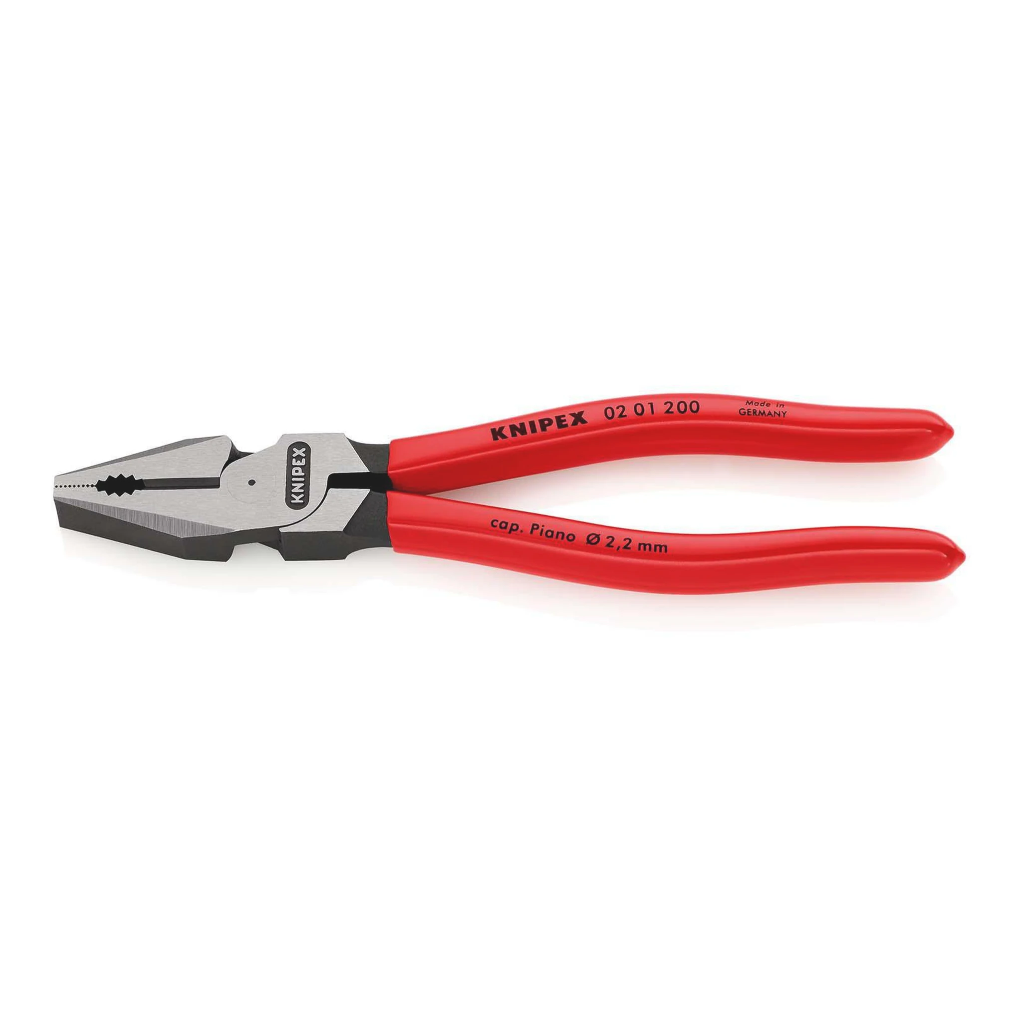 KNIPEX | Kraftkombizange | Länge 200 mm | poliert Kunststoffüberzug