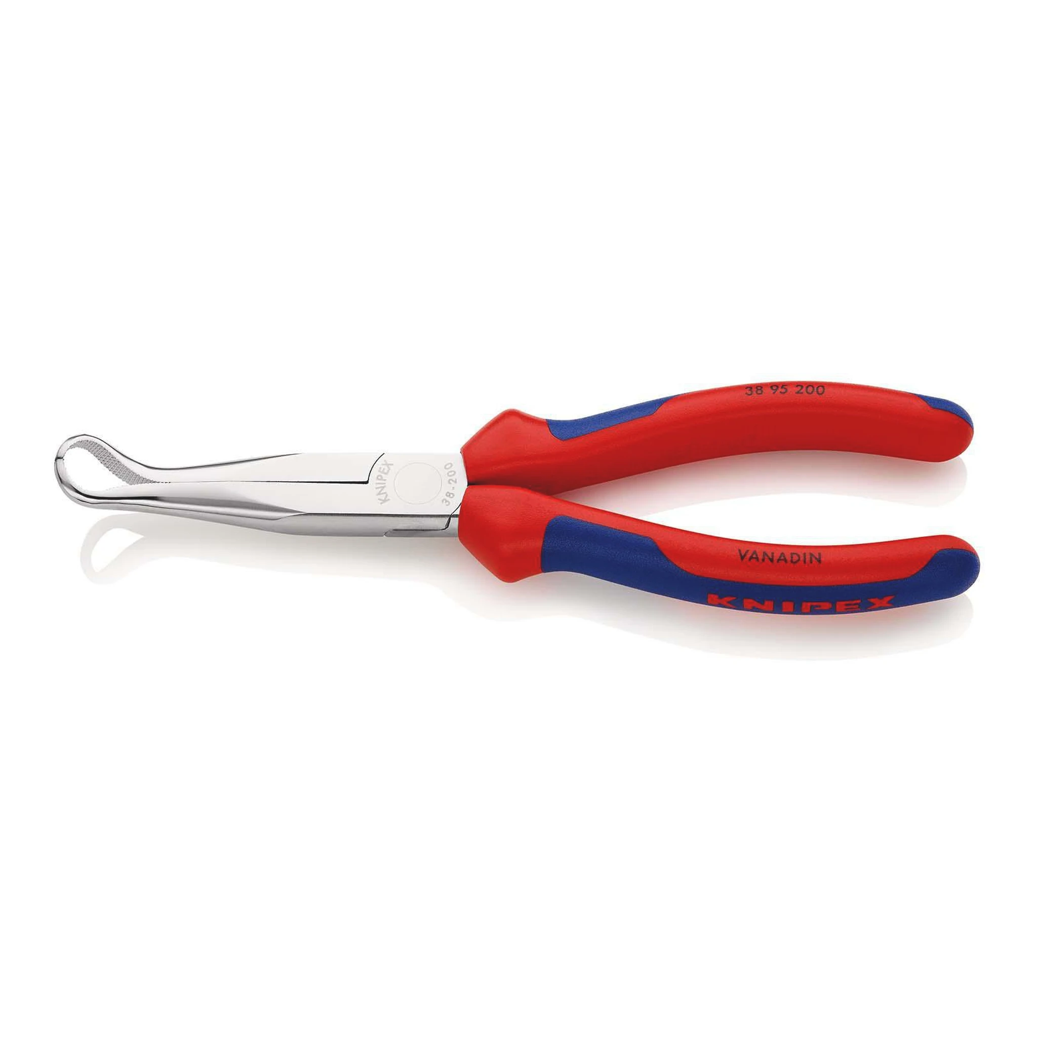 KNIPEX | Mechanikerzange | Länge 200 mm Form 9 | 45° gewinkelt Mehrkomponenten-Hüllen