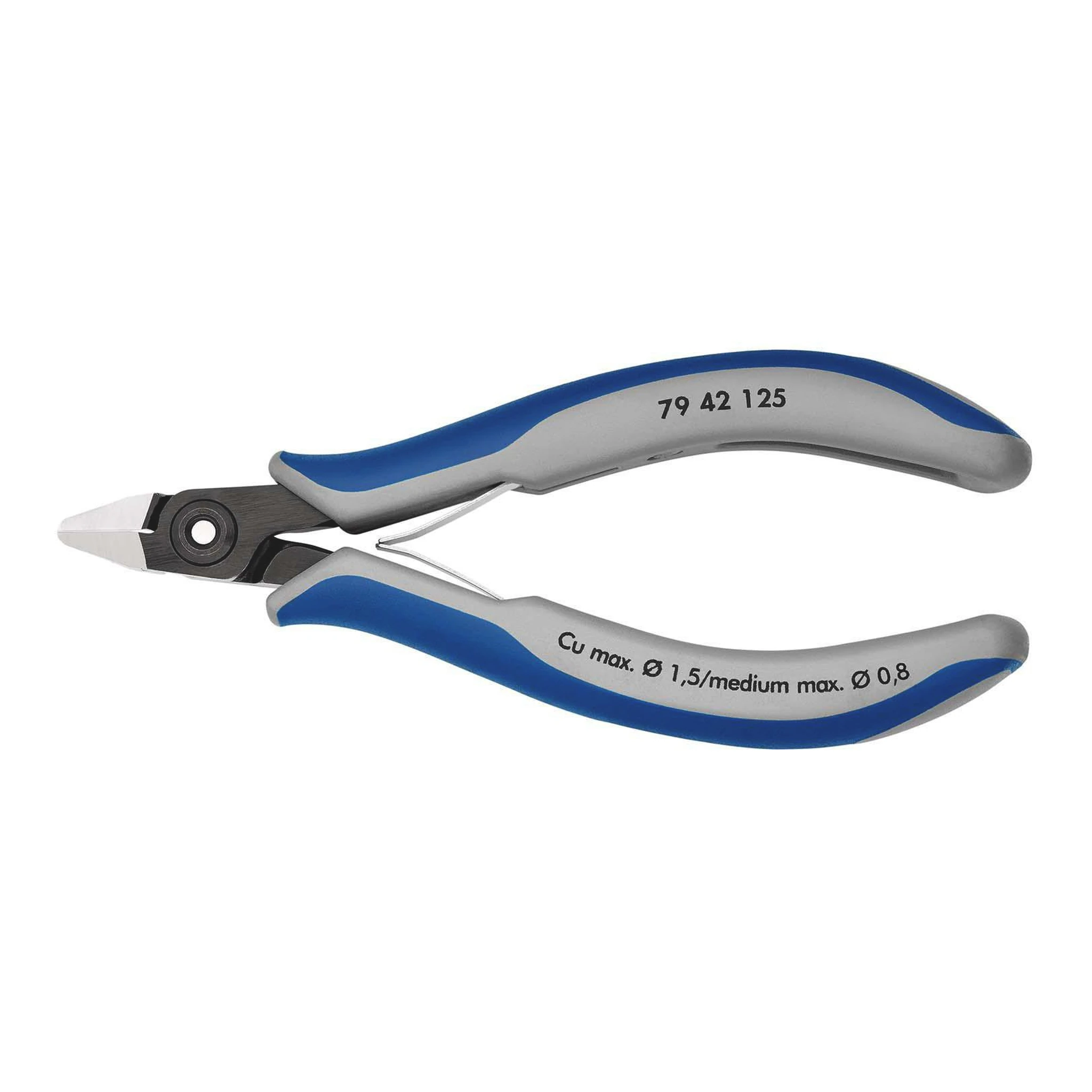 KNIPEX | Präzisions-Elektronik-Seitenschneider | Länge 125 mm Form 4 | Facette nein