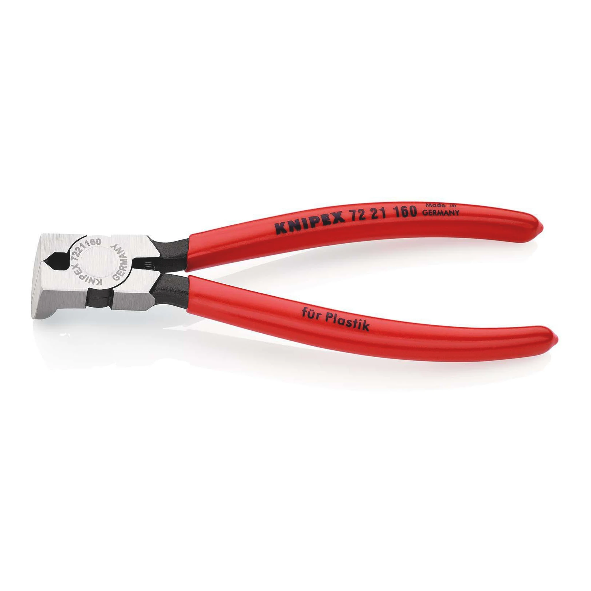 KNIPEX | Seitenschneider für Kunststoffe | Länge 160 mm | Kopf poliert 85° gewinkelt