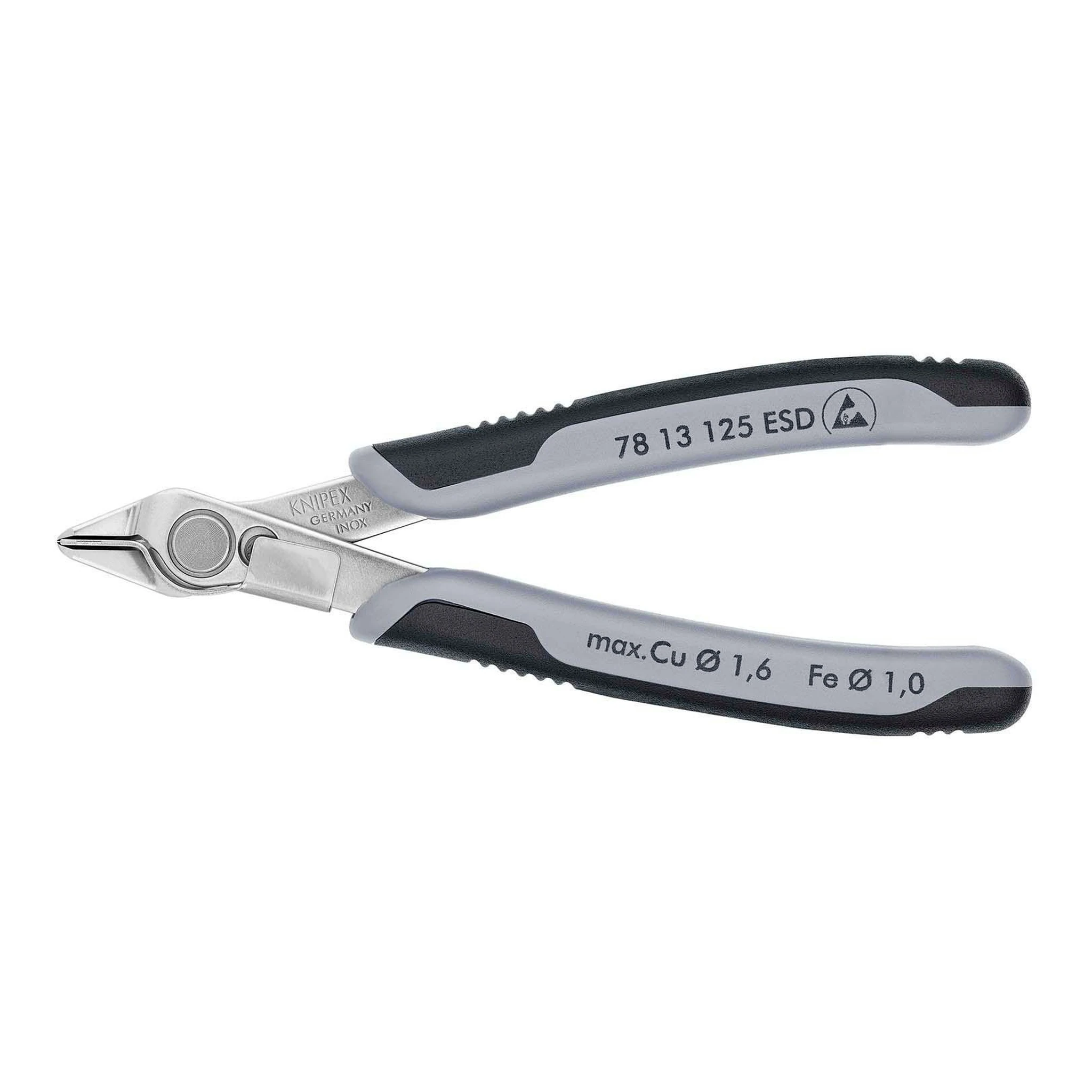KNIPEX | Elektronik-Seitenschneider | Länge 125 mm Form 1 | Facette nein