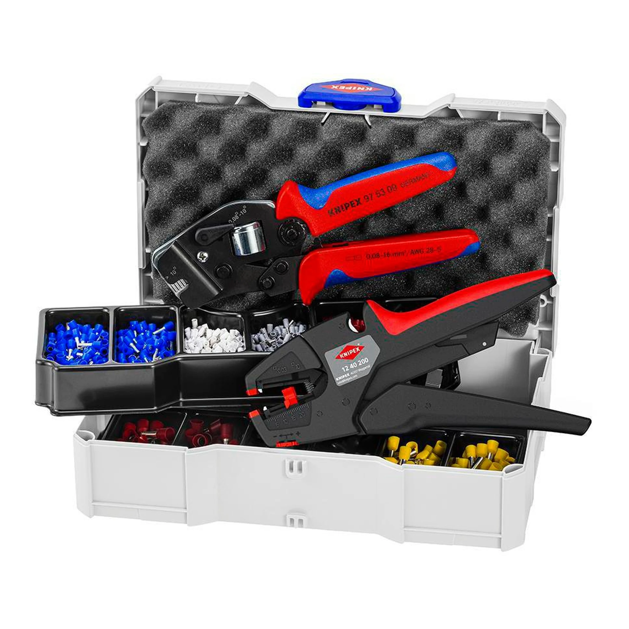 KNIPEX | Aderendhülsensortiment | 1252 teilig 0,50 - 10,00 mm²
