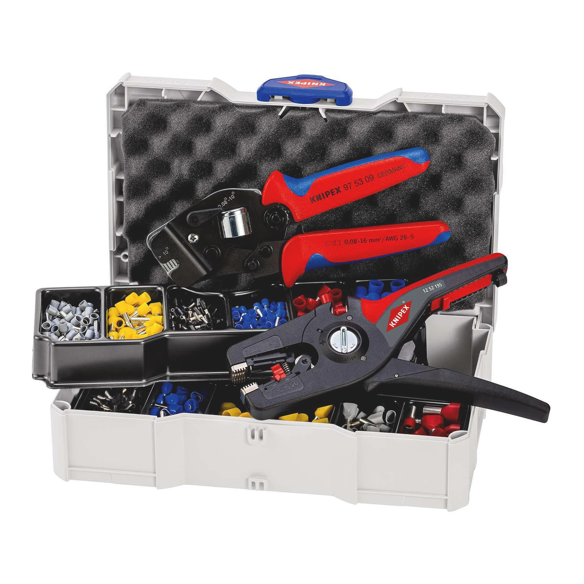 KNIPEX | Aderendhülsensortiment | 686-teilig 1,50 - 10,00 mm²