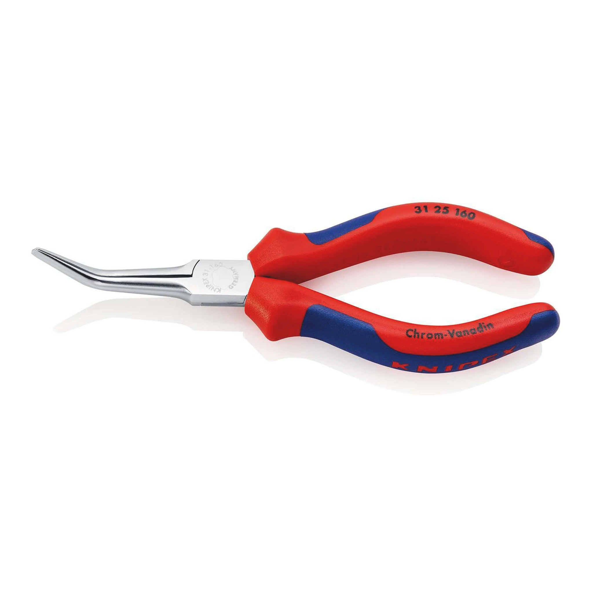 KNIPEX | Nadelzange | Länge 160 mm | 45° gewinkelt verchromt