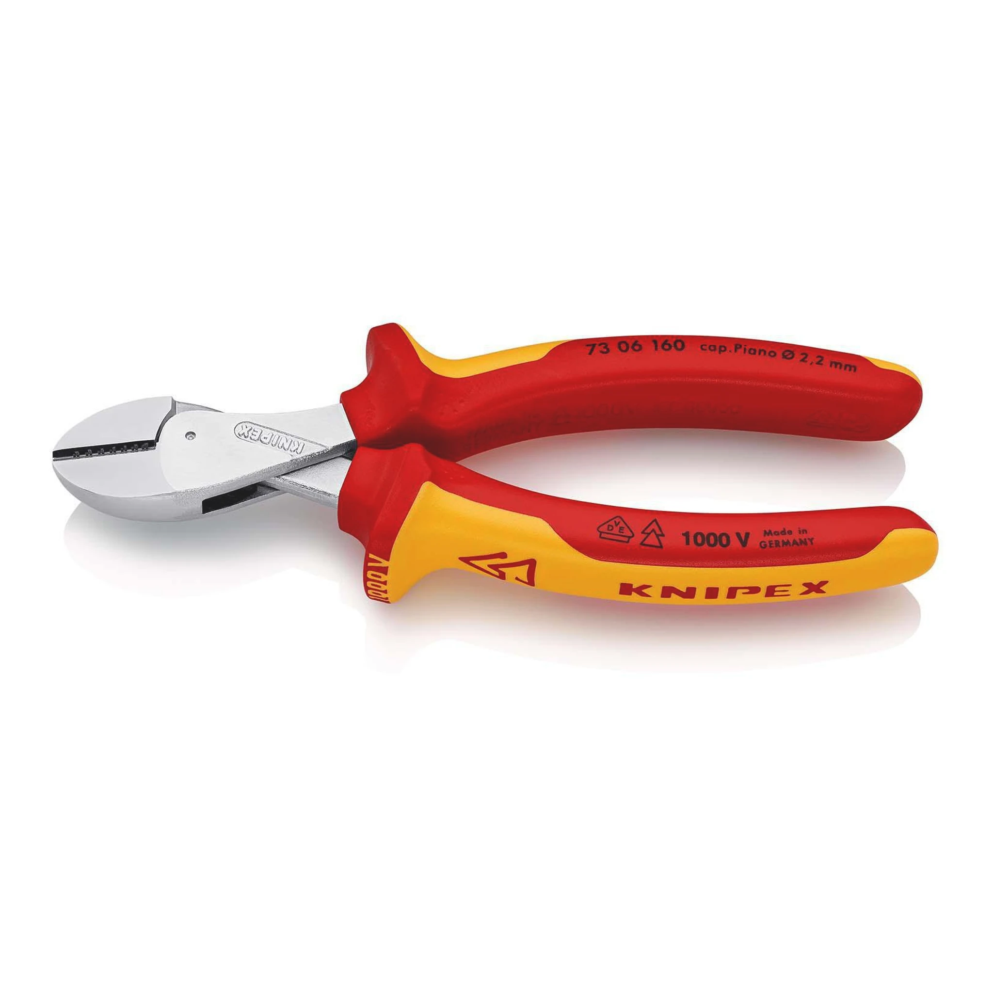 KNIPEX | Kompaktseitenschneider | Länge 160 mm | VDE