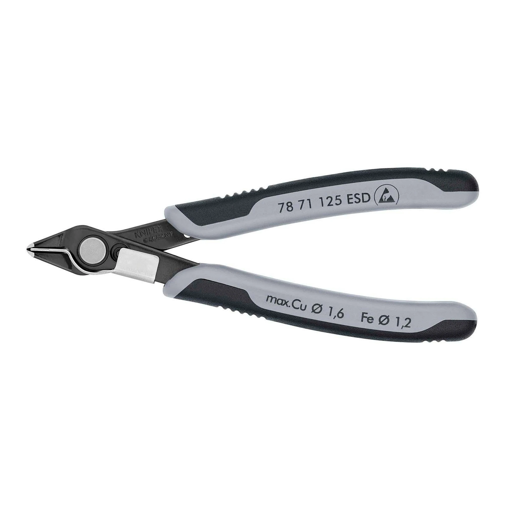 KNIPEX | Elektronik-Seitenschneider | Länge 125 mm Form 7 | Facette nein