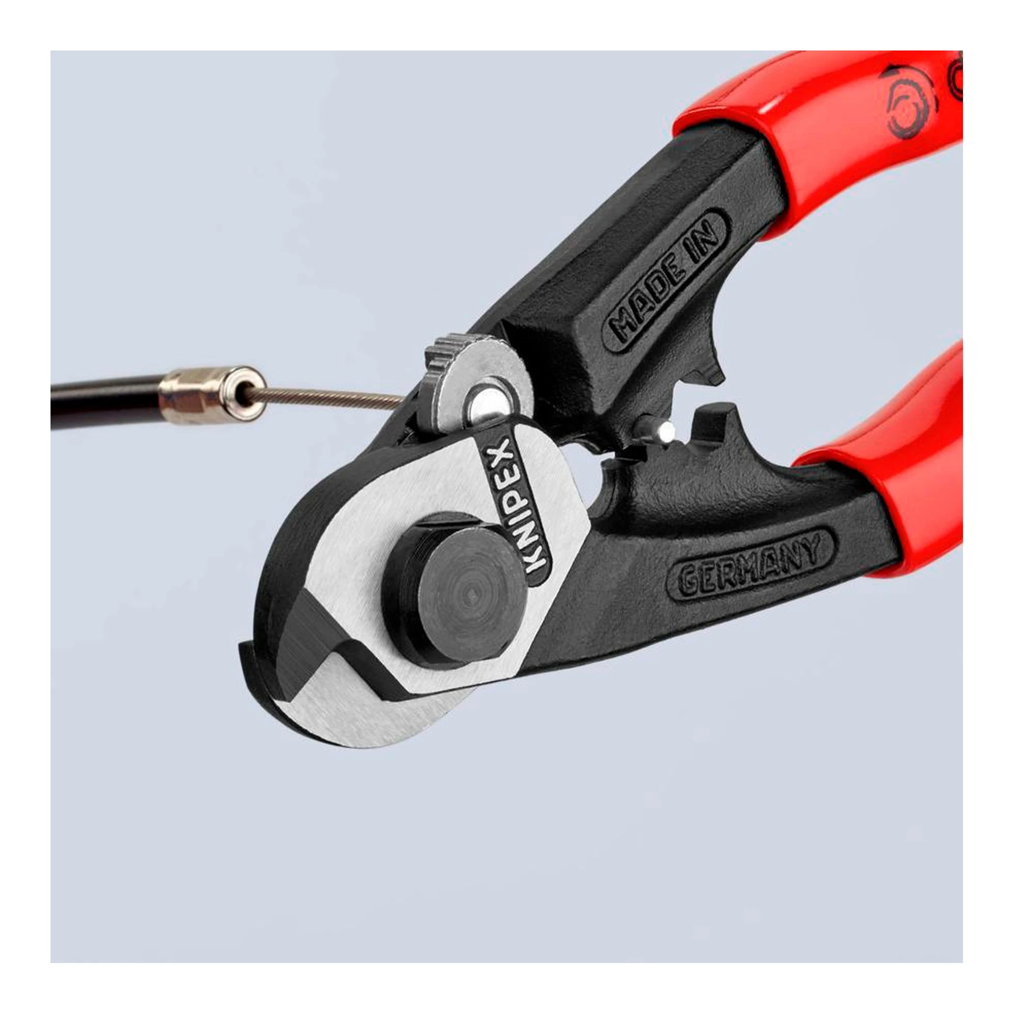 KNIPEX | Drahtseilschere | Länge 190 mm | poliert – Bild 10