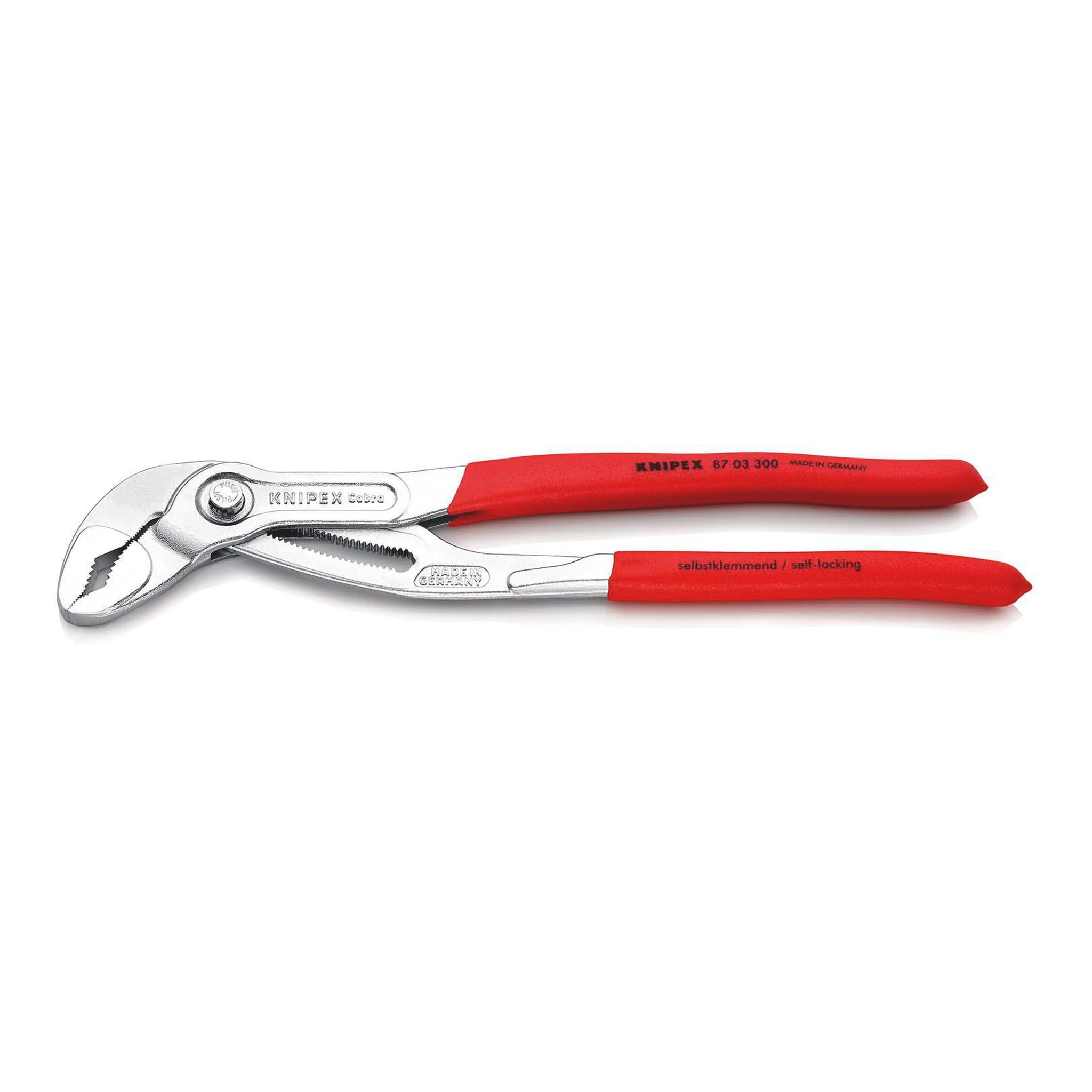 KNIPEX | Wasserpumpenzange | Länge 300 mm Spannweite 60 mm | verchromt