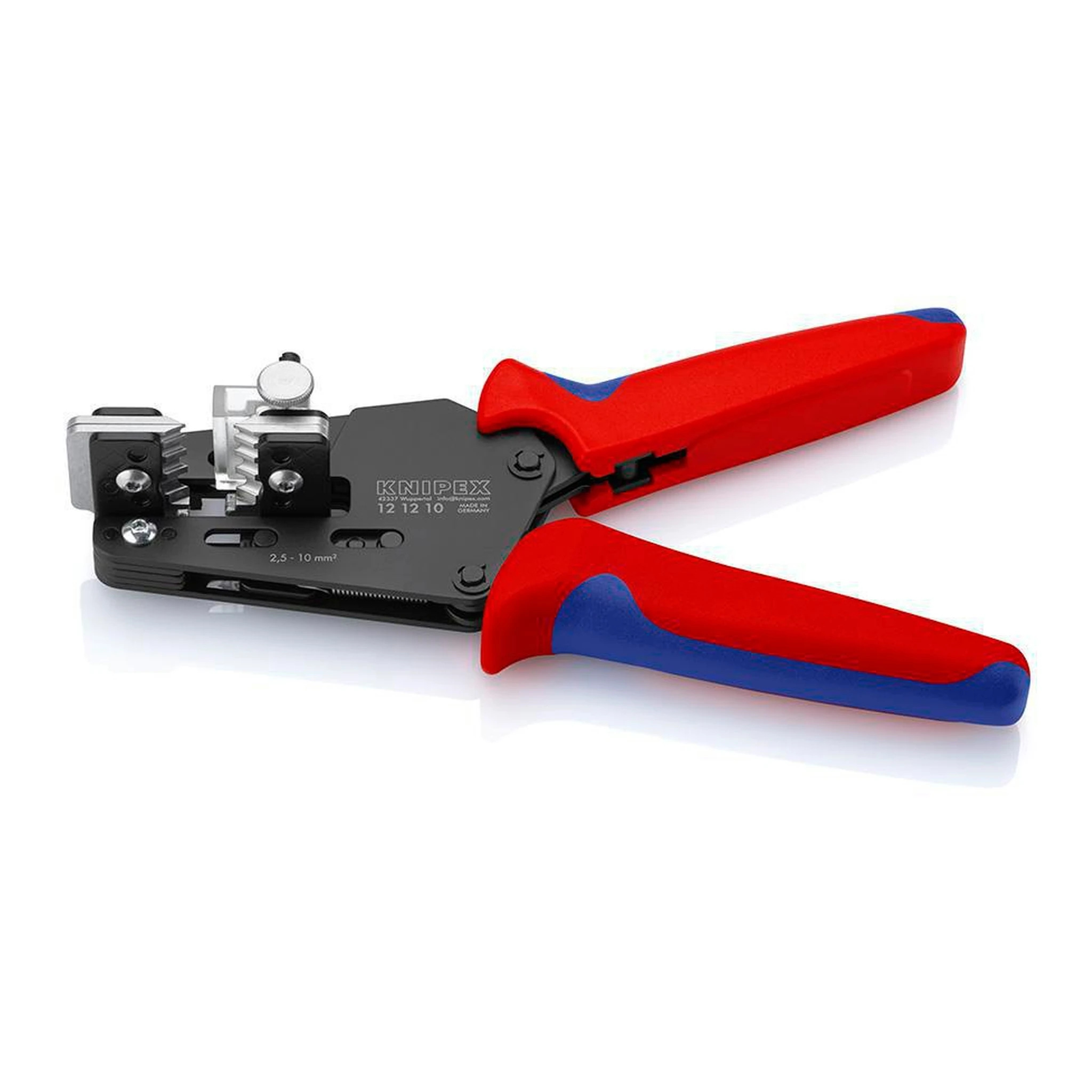 KNIPEX | Präzisionsabisolierzange | Länge 195 mm | 2,5-10 (AWG 14-8) mm²