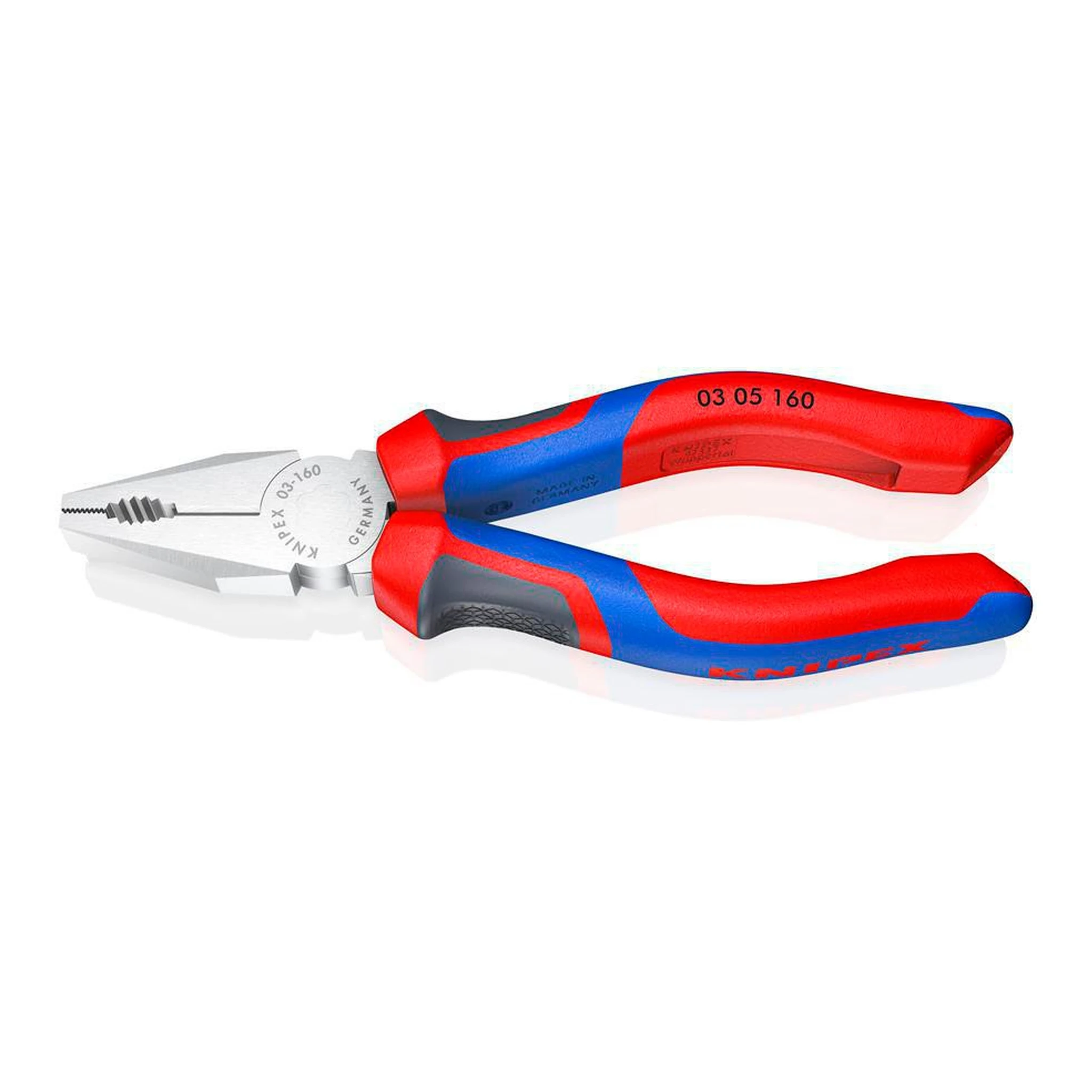 KNIPEX | Kombizange | Länge 160 mm | verchromt Mehrkomponentenhüllen