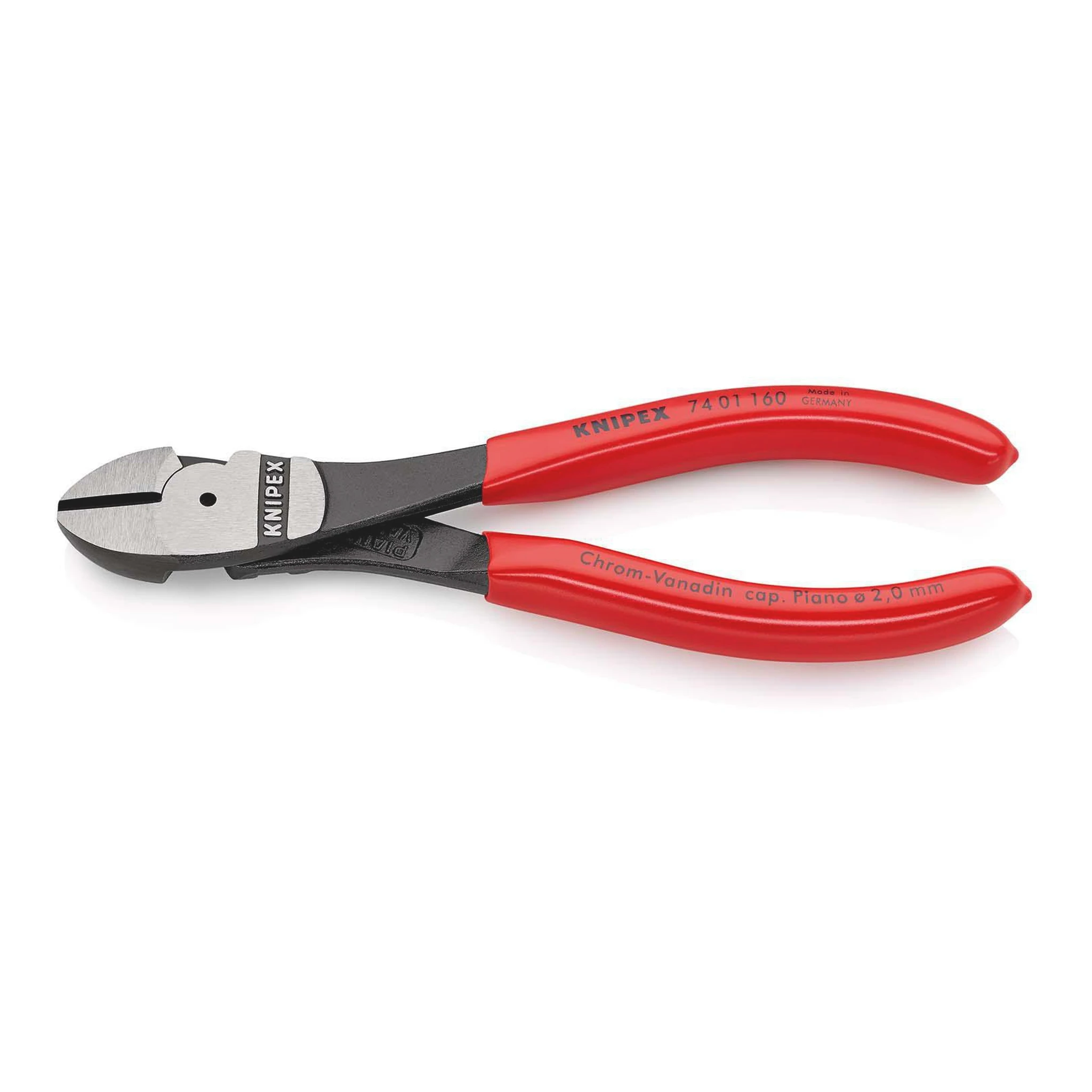 KNIPEX | Kraftseitenschneider | Länge 160 mm | poliert Form 0
