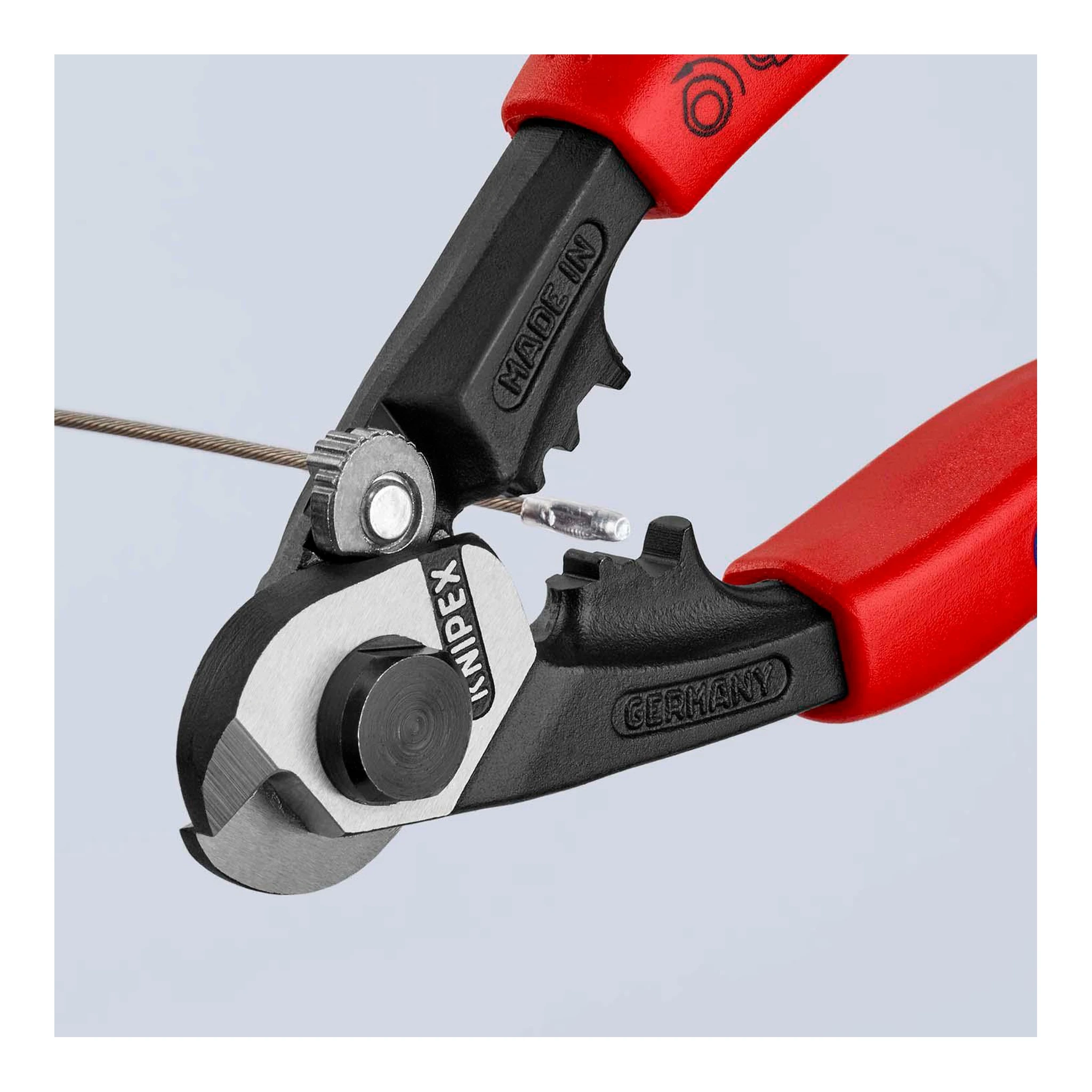 KNIPEX | Drahtseilschere | Länge 190 mm | poliert – Bild 7