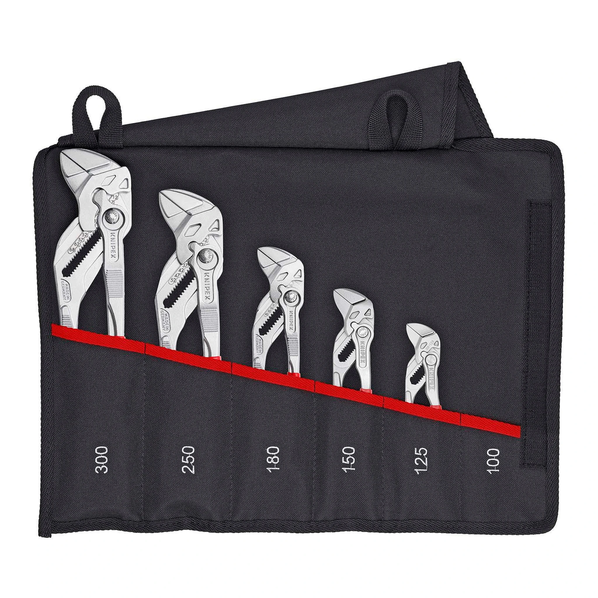 KNIPEX | Zangenschlüssel-Set | Inhalt 5-teilig | verchromt