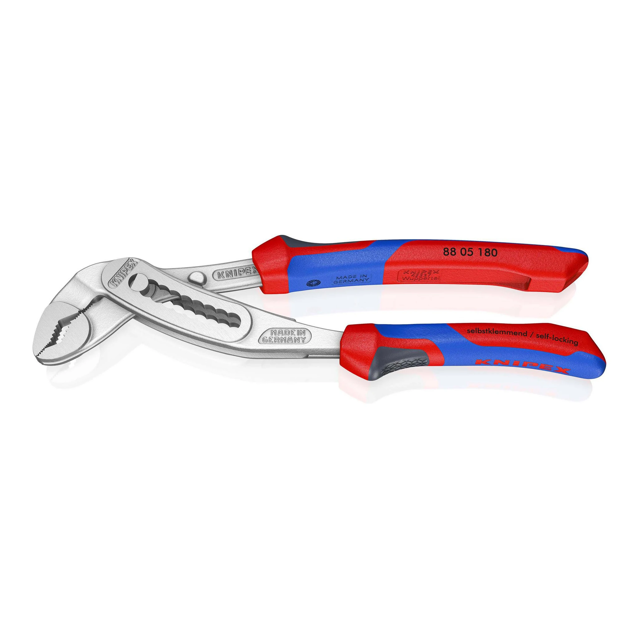 KNIPEX | Wasserpumpenzange | Länge 180 mm Spannweite 36 mm | verchromt