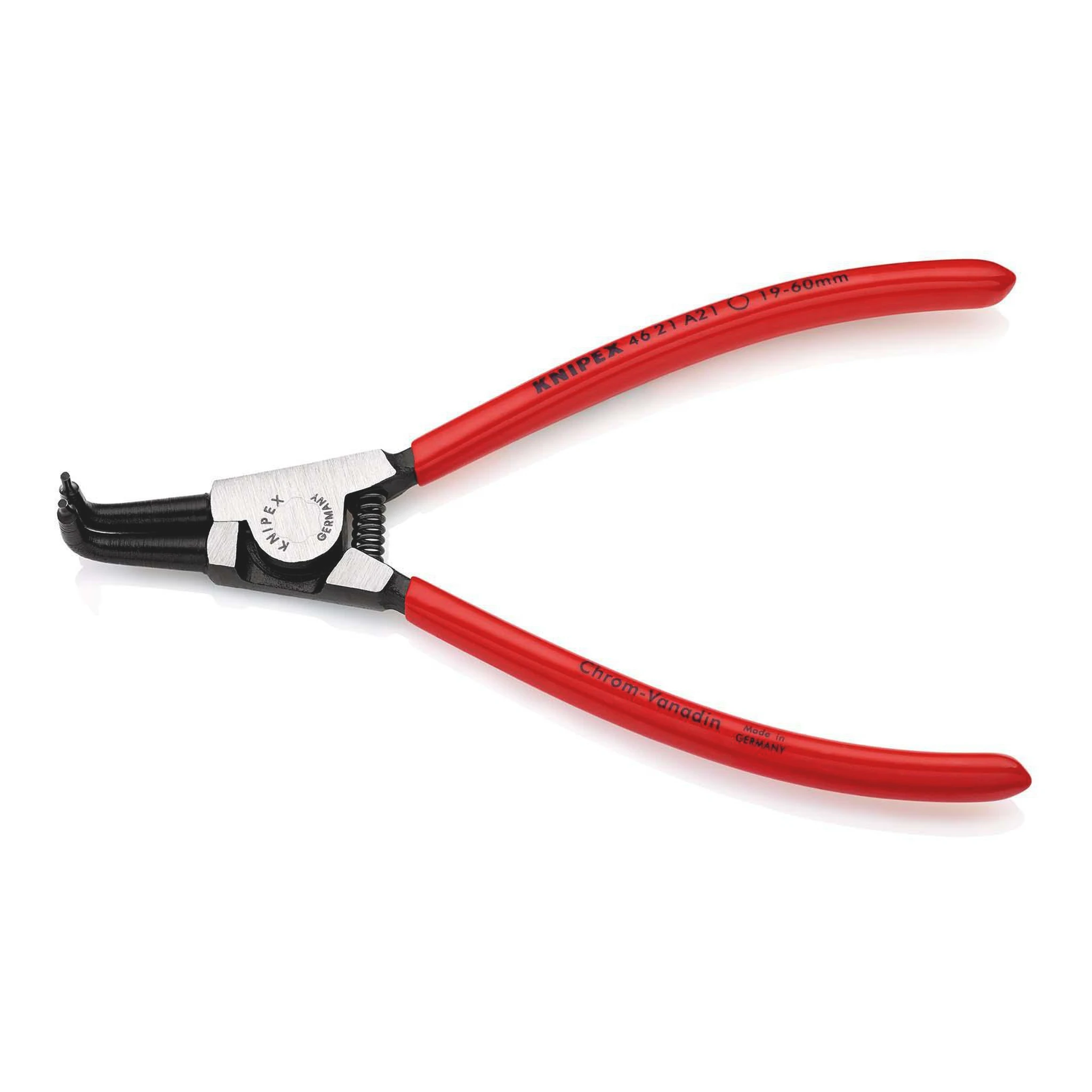 KNIPEX | Außensicherungsringzange | für Wellen Ø 19 - 60 mm | 90° gewinkelt