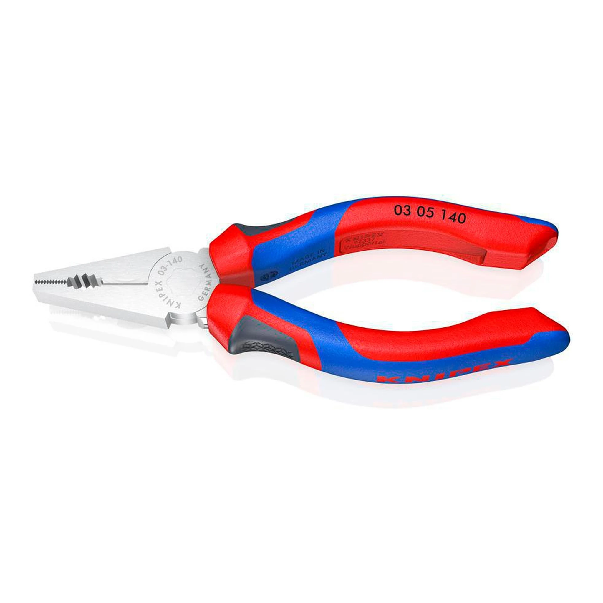 KNIPEX | Kombizange | Länge 140 mm | verchromt Comfort-Griff