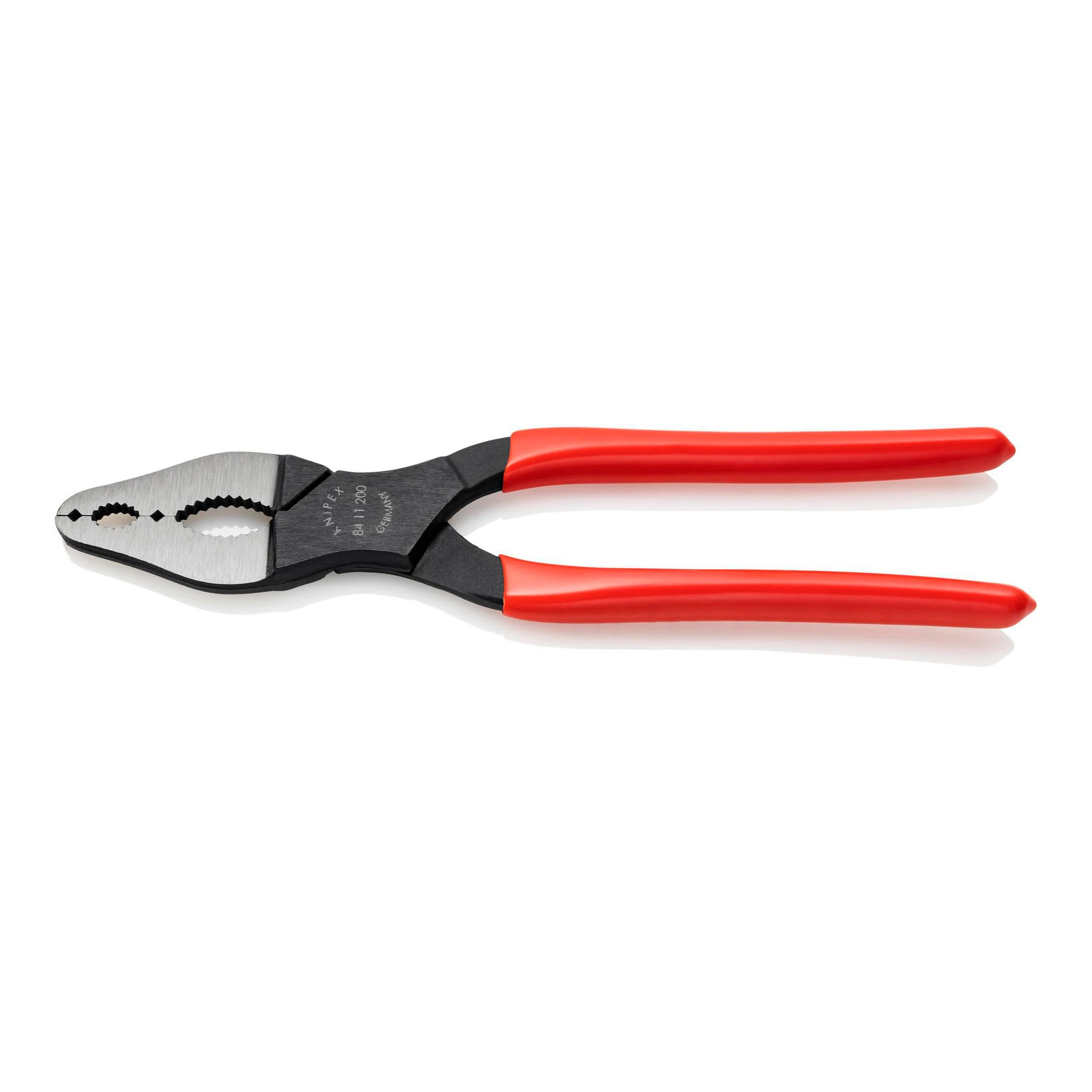 KNIPEX | Fahrzeugkonuszange | Gesamtlänge 200 mm | Form 1 poliert Kunststoffüberzug