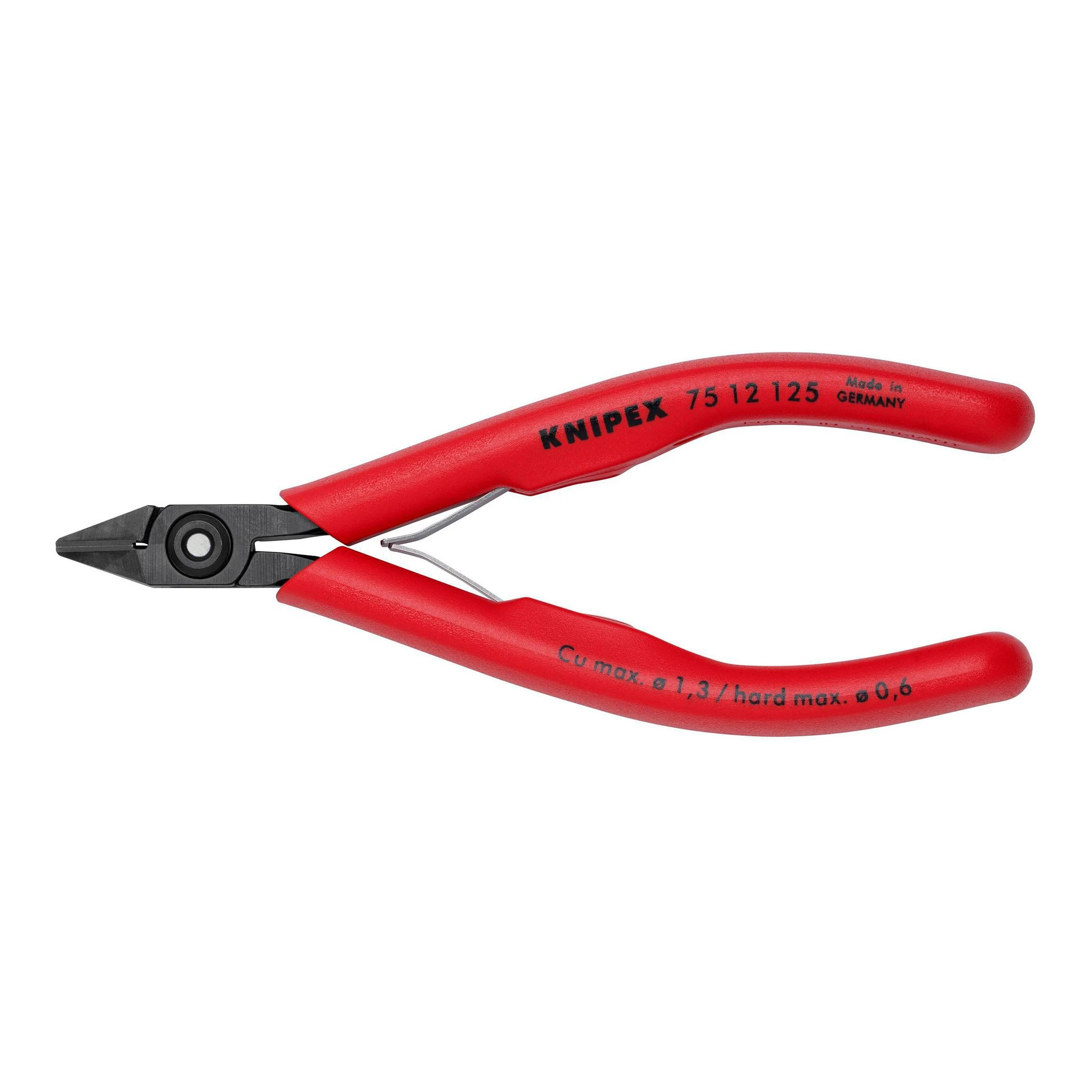 KNIPEX | Elektronik-Seitenschneider | Länge 125 mm Form 1 | Facette ja