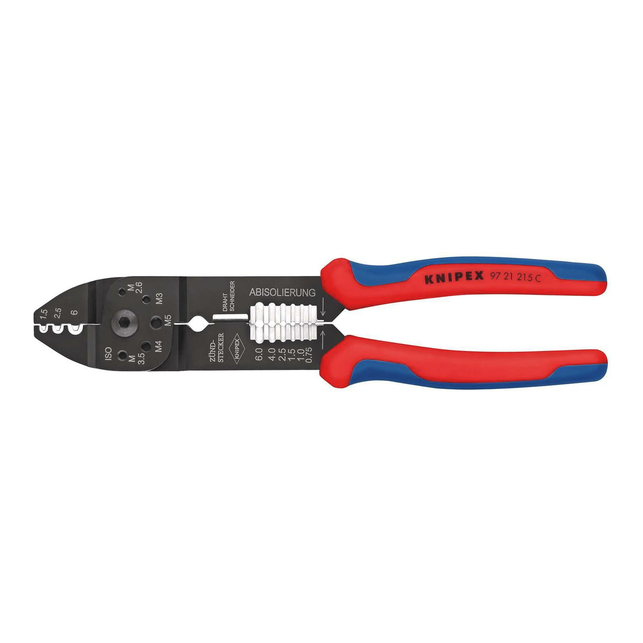 KNIPEX | Crimpzange | Länge 230 mm | 0,5- 6 (AWG 20 - 10) mm²
